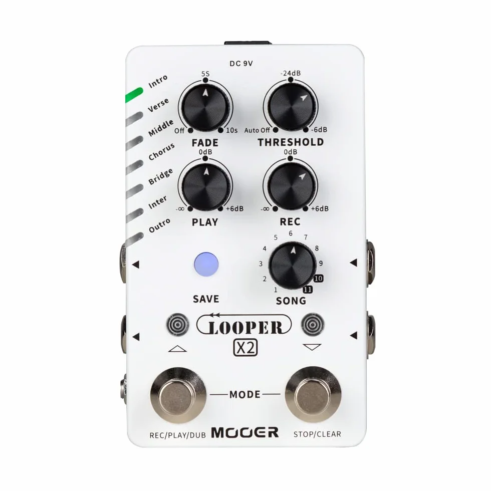 Mooer Looper X2 Looper e Drum Machine