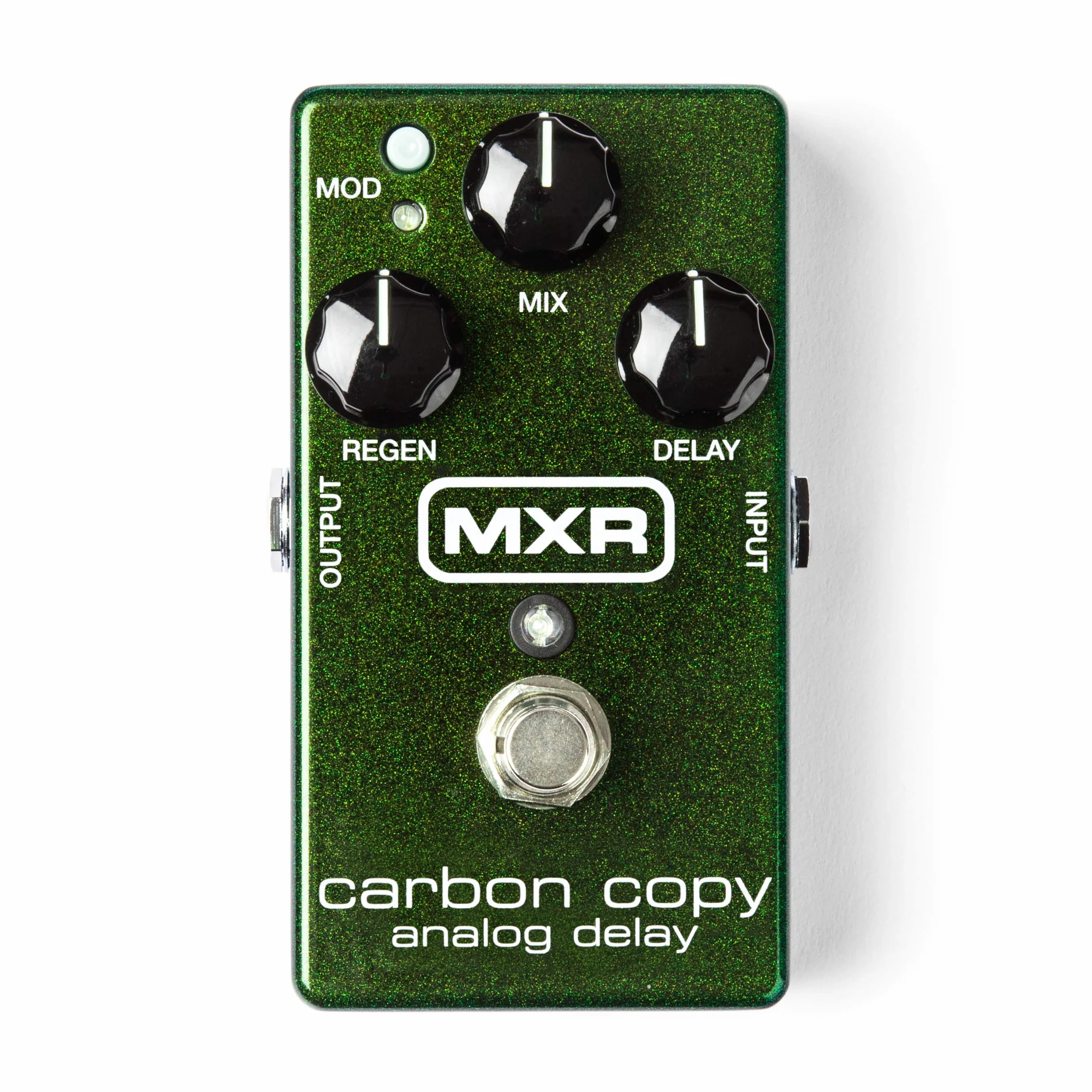 MXR - M169 Carbon Copy Analog Delay - Pedale Delay Vintage con 600 ms Bucket-Brigade, Manopole Mix Regen, Modulation Switch, True Bypass, Batteria 9 V o Alimentazione
