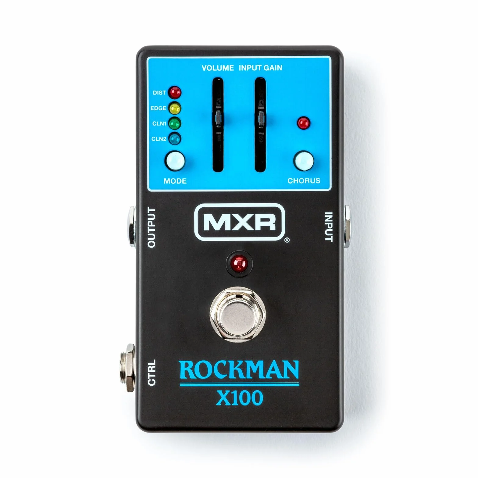 MXR X100 Rockman Pedal | Rockman X100 Analog Tone Processor con 4 Preset, Compressione Calibrata e Chorus Bucket-Brigade