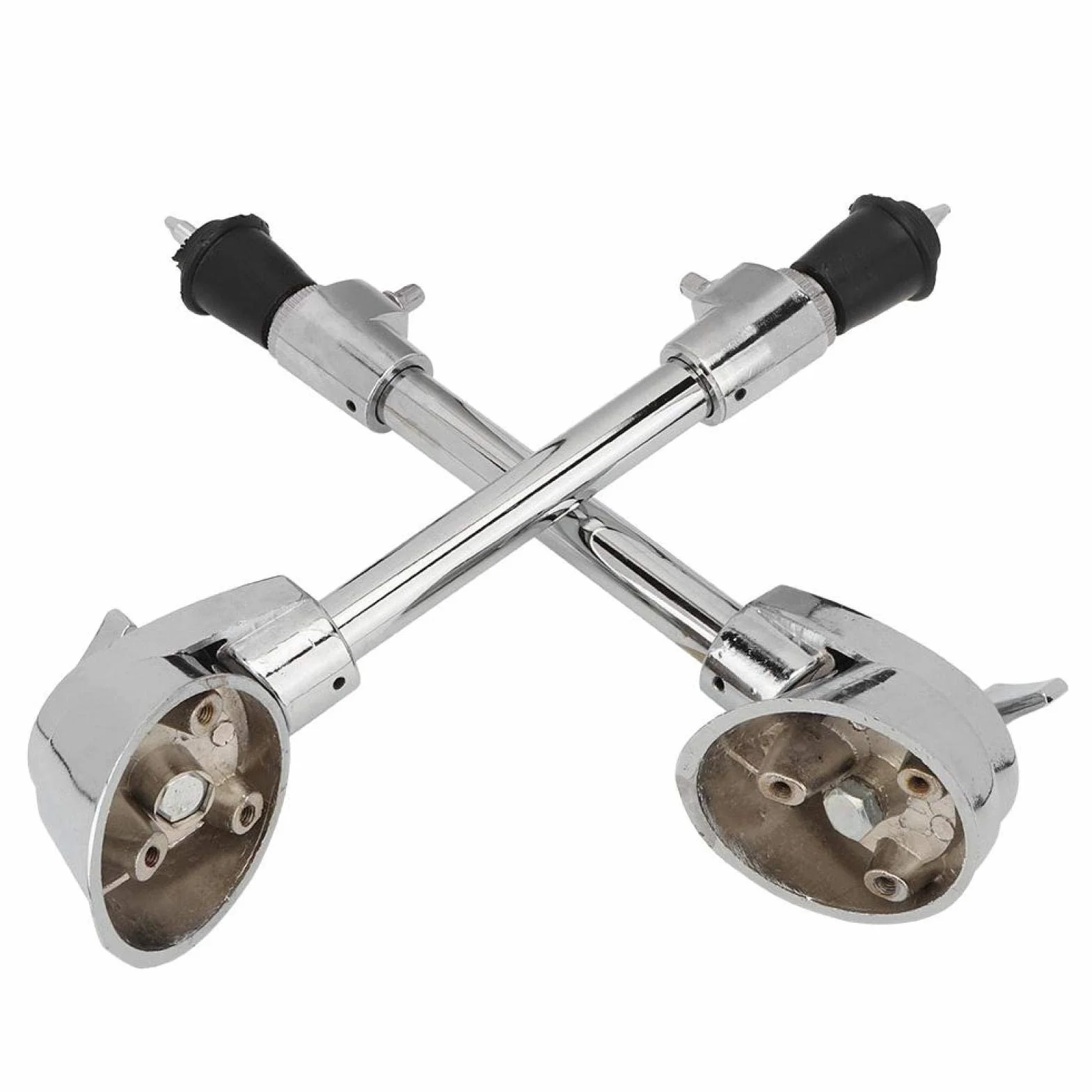 Gamba per batteria, gamba in acciaio per grancassa, speroni per grancassa antiruggine antiscivolo per strumenti a percussione del kit di batteria