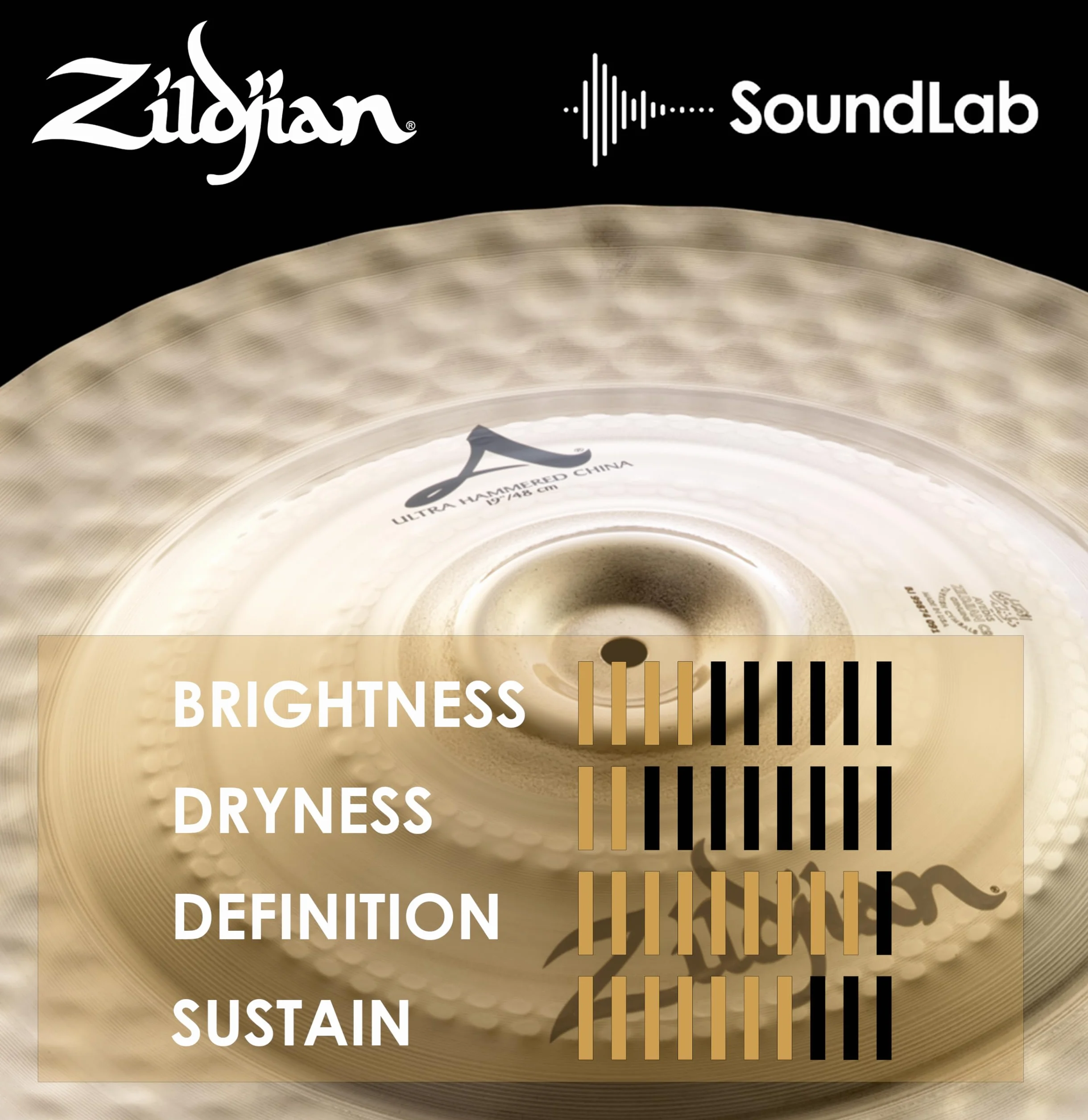 Zildjian A0369 Ultra Hammered China Piatto 19"