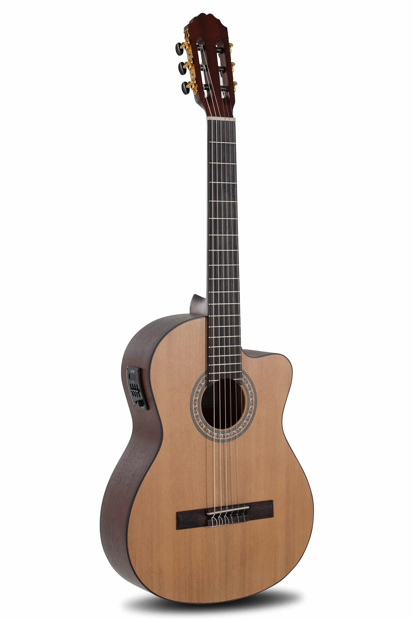 LUTHIER MANUEL RODRÍGUEZ Chitarra da concerto E-acustica - Caballero by MR - Principio 4/4 E-Acoustic Cutaway - Tavola armonica in cedro massello - Fondo/fasce in mogano Sapelli - CA-CM CE 4/4 Cedro