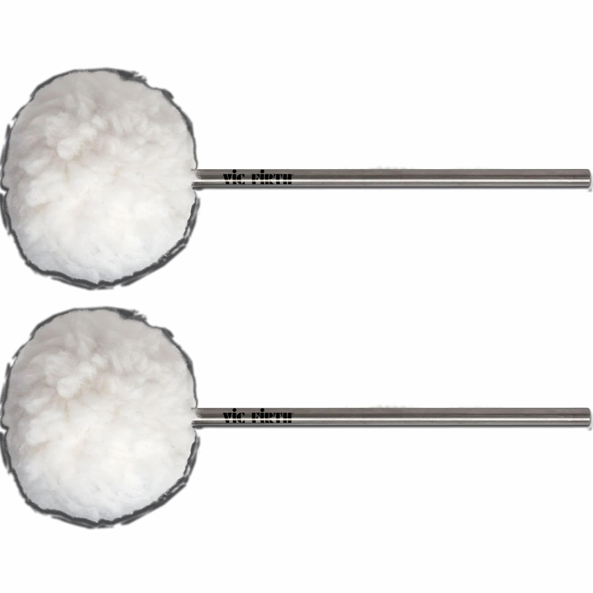 Vic Firth - Pedale per Grancassa VicKick Beaters® - Feltro ricoperto di pile Testa Rigida di Acero