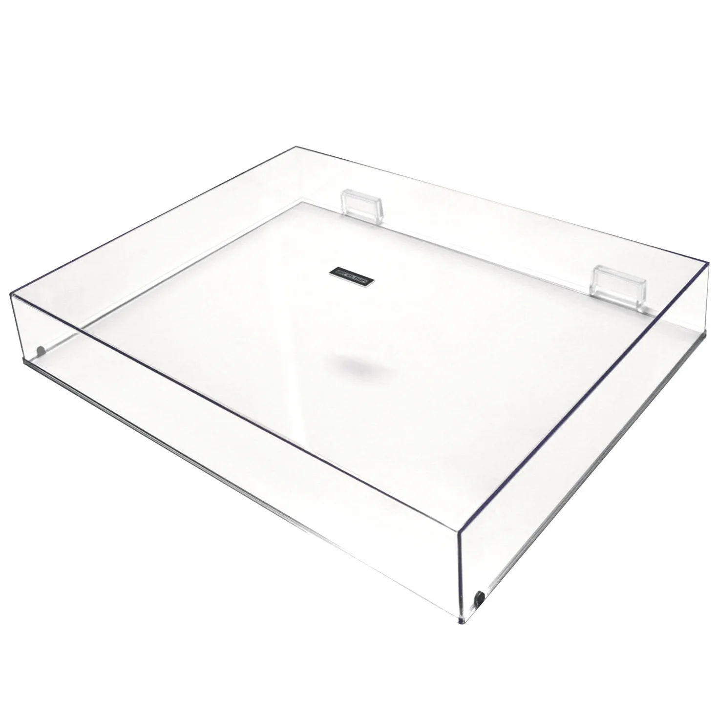 Reloop RP-7000/8000 Cover - Protezione Antipolvere E Antisporco Pieghevole In Acrilico Per Giradischi, Perfetta Per Modelli MK1 E MK2, Nero Trasparente