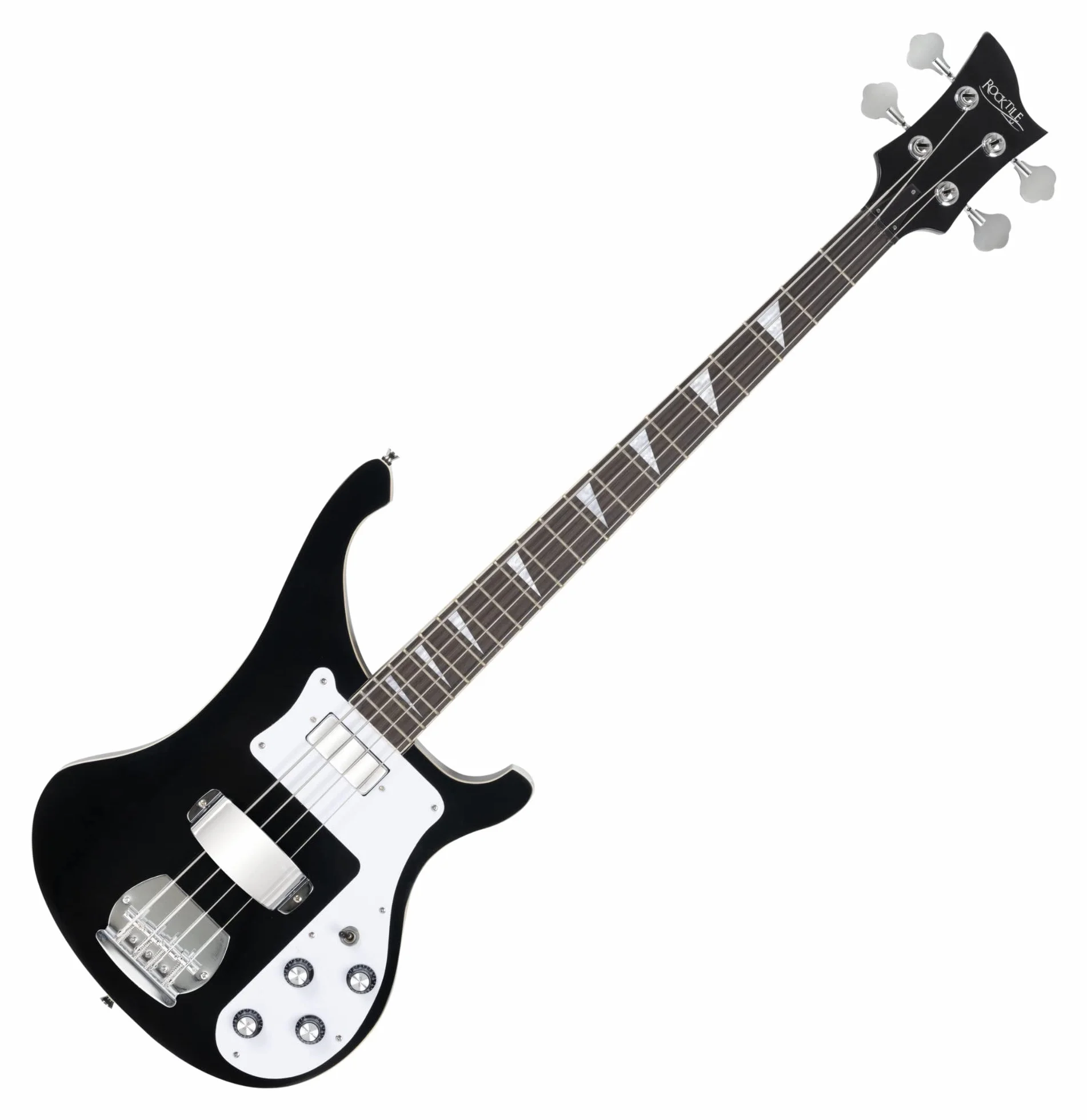 Rocktile Pro RB-400B Blackbird E-Bass (Longscale, Humbucker, Single Coil, manico incollato) nero