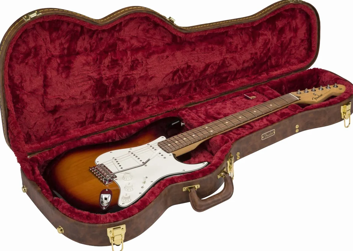Fender Stratocaster/Telecaster Custodia barboncino, colore Marrone