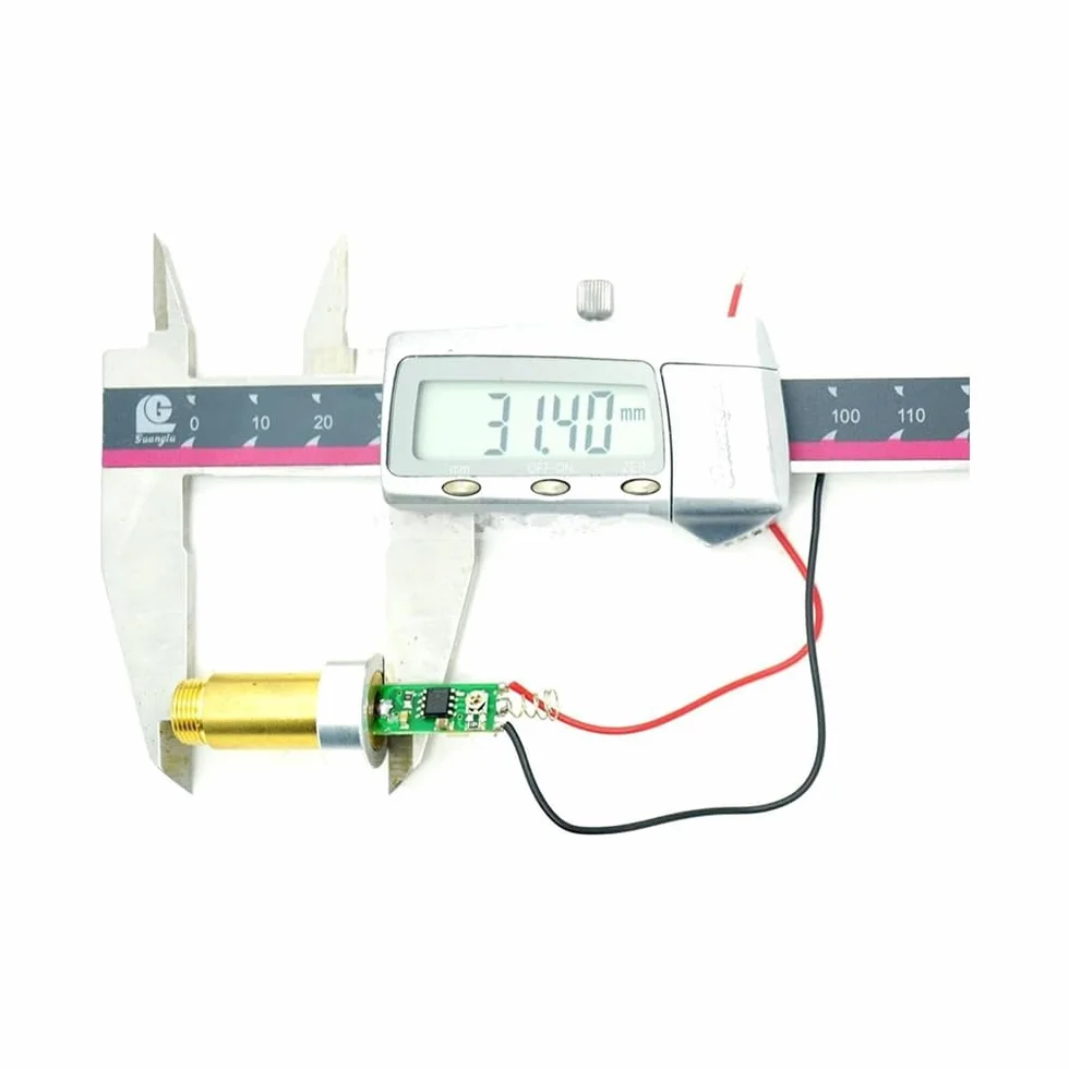 Alta potenza 1W 445nm Modulo laser blu 1000mw w/dissipatore di calore & 6.7V~7.5V