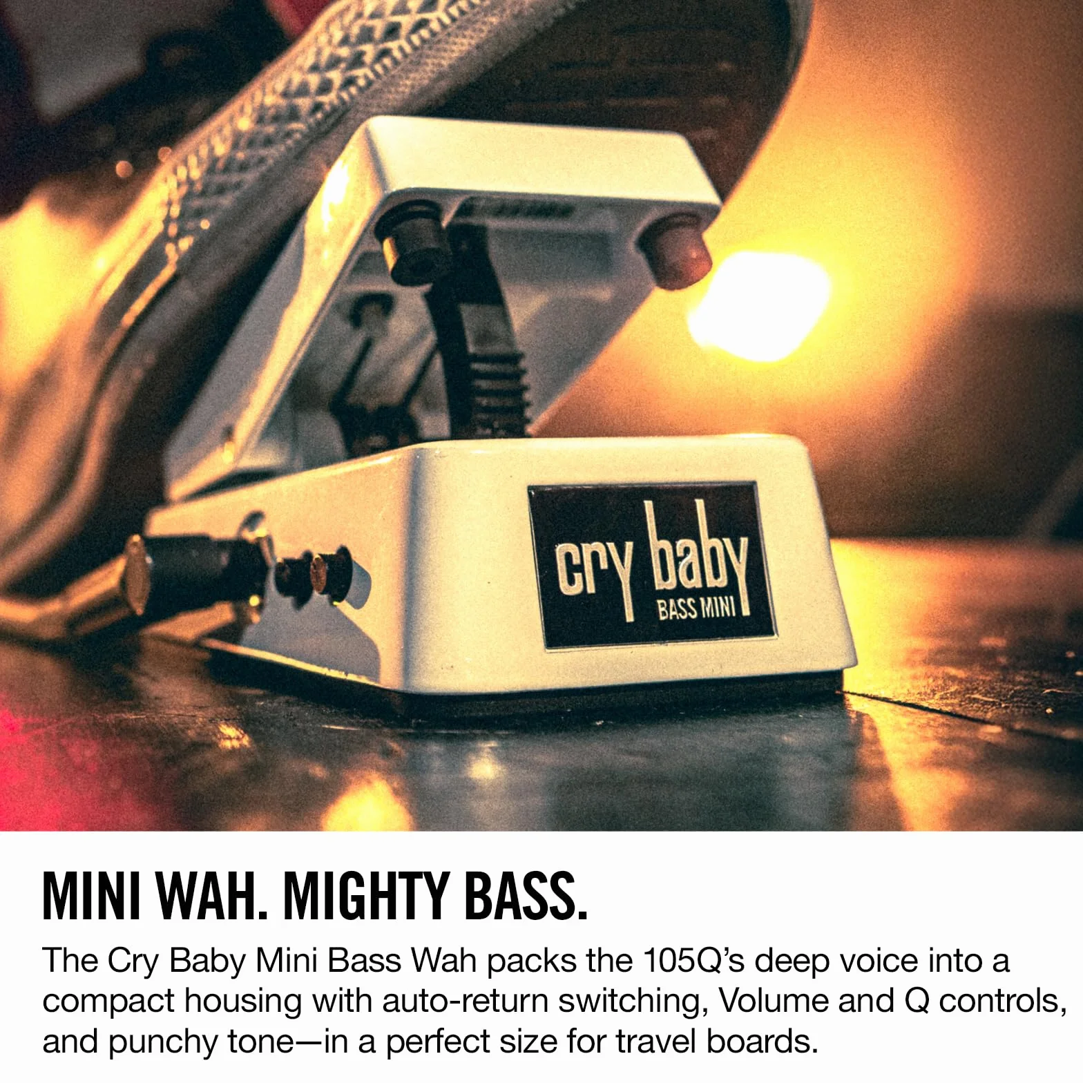 DUNLOP - CBM105Q CRY BABY MINI BASS WAH