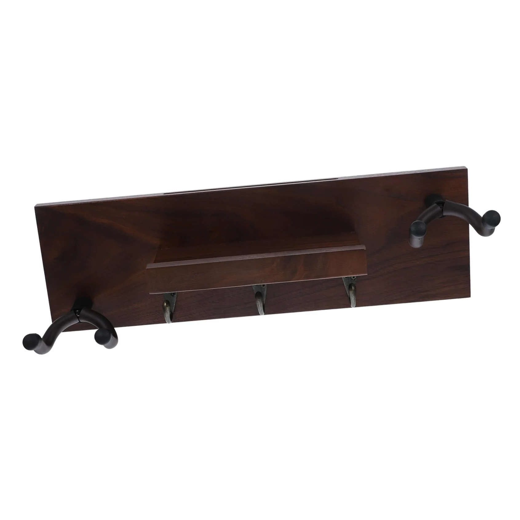 Vaguelly Supporto per Chitarra da Muro Gancio Stabile in Legno e Metallo | Montaggio Semplice, Protegge la Finitura, Portata Rinforzata, per Acustica ed Elettrica