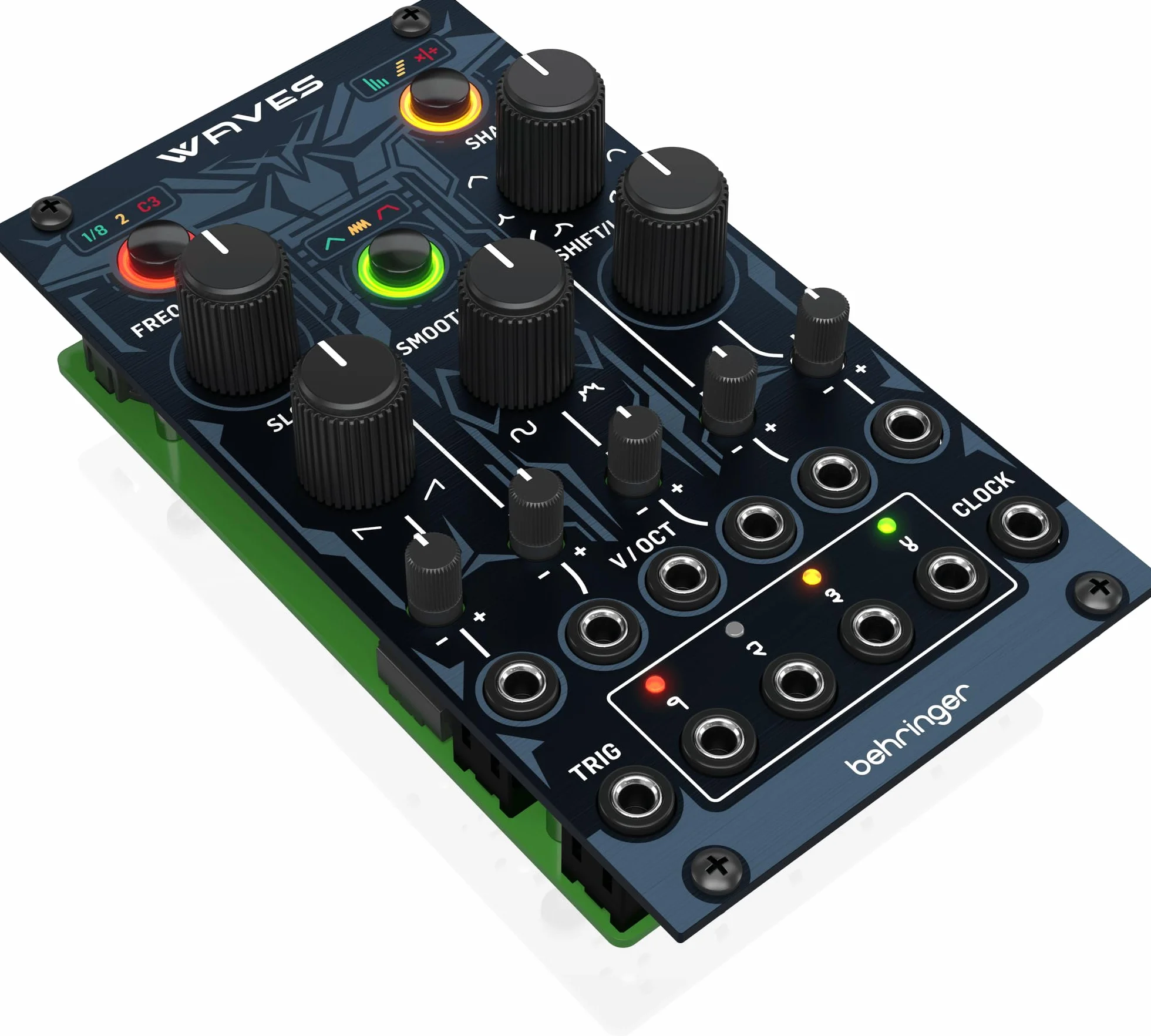 Behringer WAVES Modulatore di Marea e Generatore di Funzioni per Eurorack Versatile Modulo LFO per la Modulazione Dinamica di Sintetizzatori Modulari