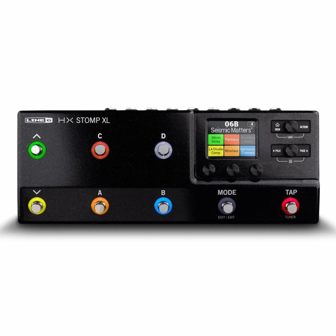 Line 6 HX Stomp XL, Pedale multieffetto per chitarra, nero