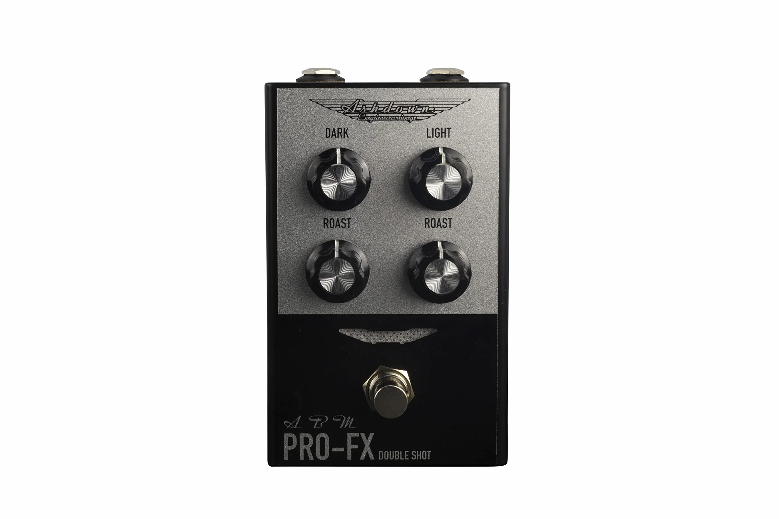 ASHDOWN - ABM PRO-FX DOUBLE SHOT, Pedale Overdrive per Basso Elettrico, Controlli "Dark" E "Roast"