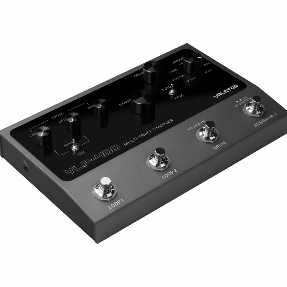 Valeton Campionatore multi-traccia VLP-400 con 4 pedaliere – Due loop completi e macchina a tamburo