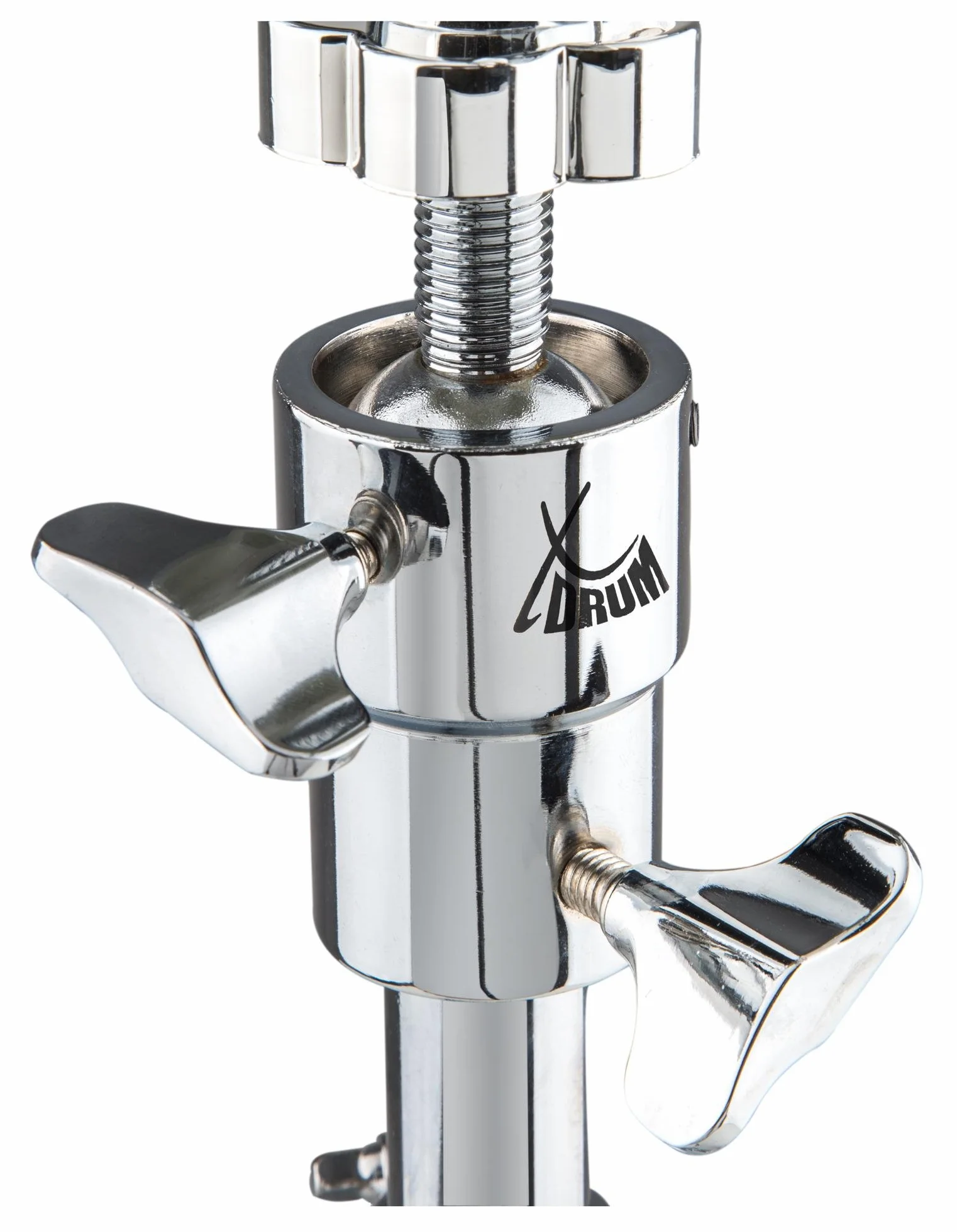 XDrum Supporto Rullante Pro (per rullanti da 13" a 14", regolabile in altezza da 46 a 65 cm, snodo a sfera, doppio rinforzo, 3,8 kg)