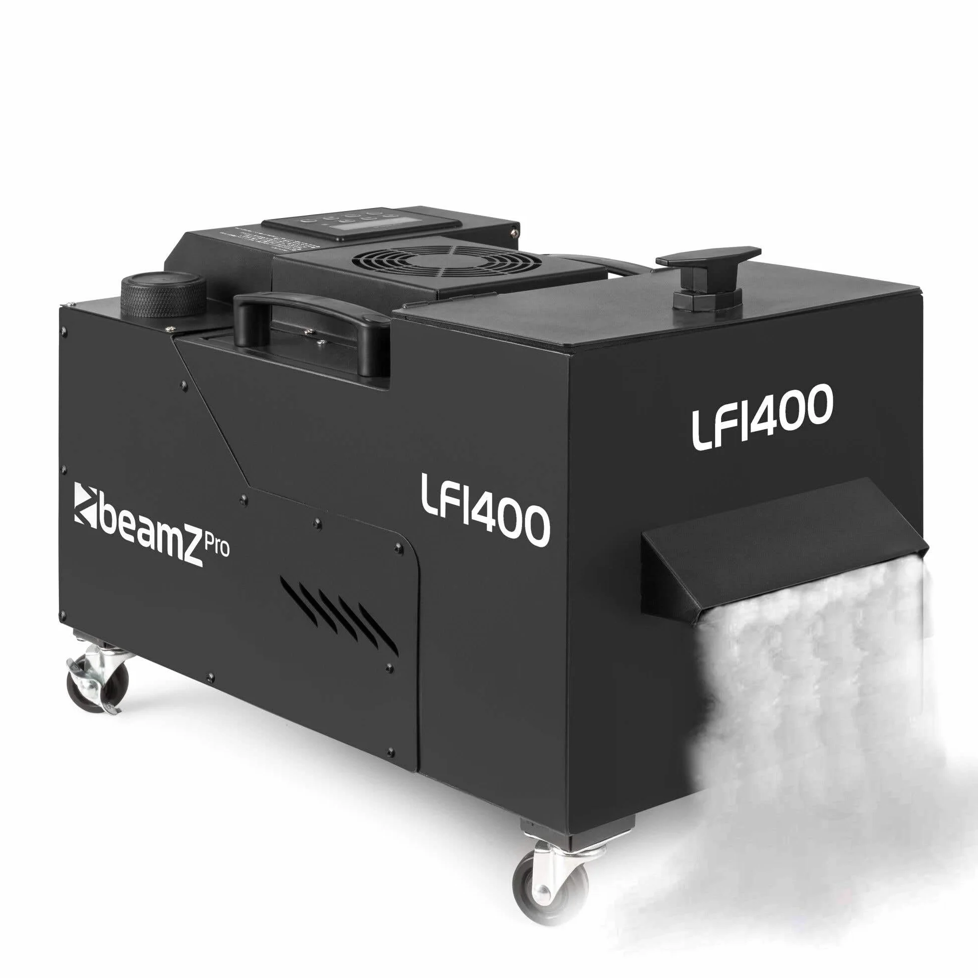 BeamZ Macchina per nebbia professionale LF1400 con tecnologia ad ultrasuoni, uscita 200 m³, con telecomando, macchina per fumo DMX, ideale per eventi, matrimoni e feste