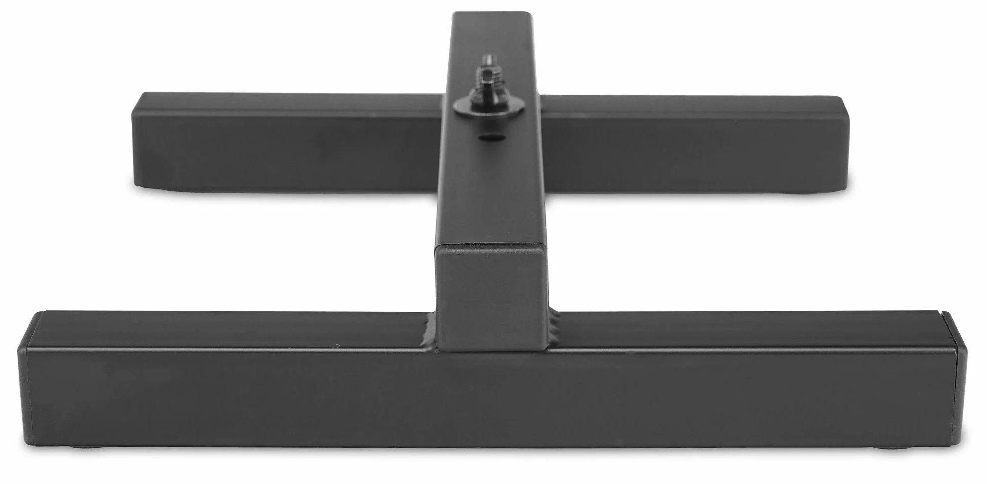 Set da 4 Showlite FLS-10 PAR Supporti da Terra per Luci (Supporti da terra per posizionare faretti, base 26 x 25,5 cm, altezza 6 cm, struttura robusta, impilabili) Nero