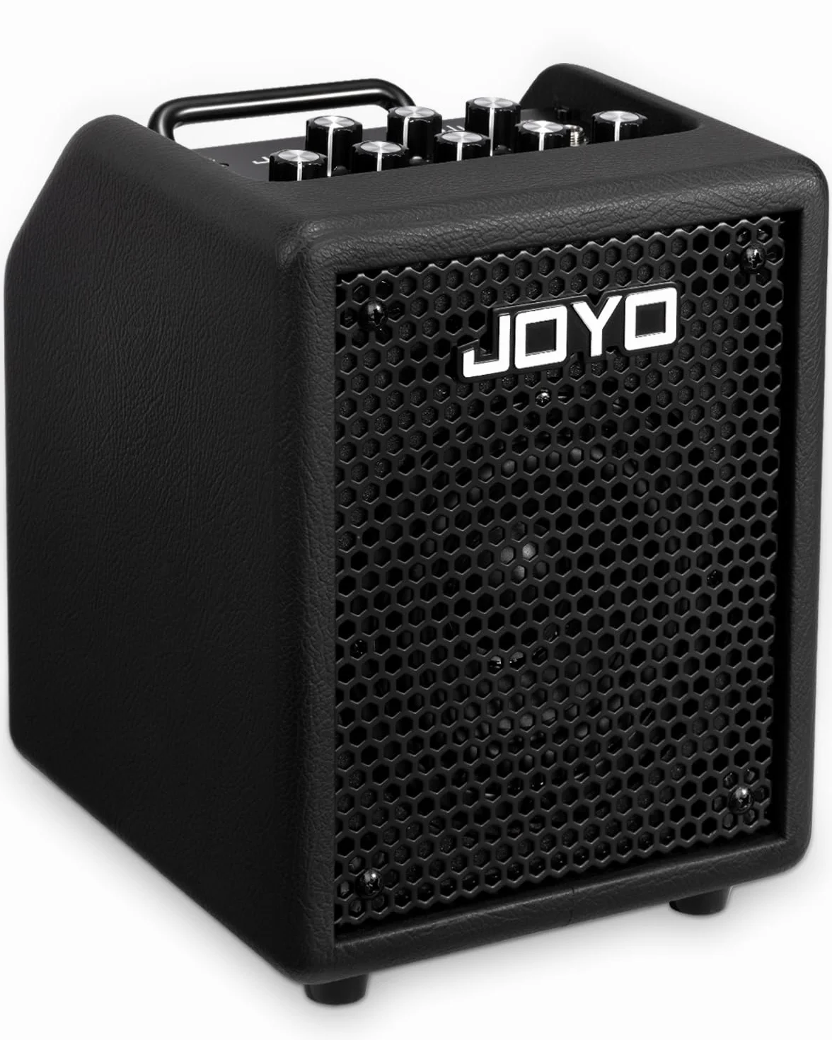 JOYO Altoparlante portatile da 30 W, con Bluetooth 5.1 + registrazione diretta OTG, EQ a 3 bande + compressore, esercizio di cuffie per bassisti, live streaming & solo (Vibe Cube BA-30, nero)