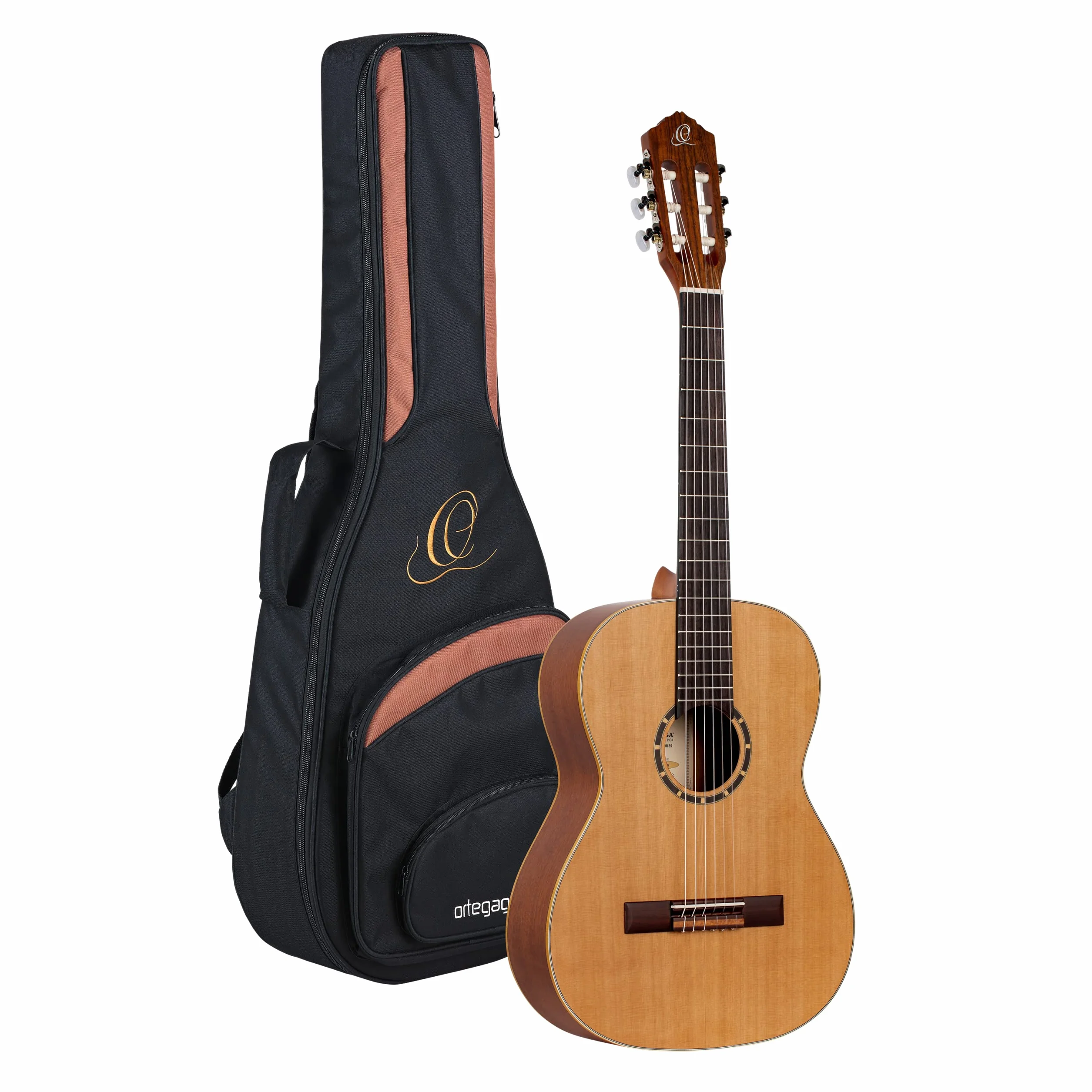 Ortega Guitars Chitarra Concerto Misura 7/8 - Serie Family - include Gig Bag - Top in mogano/cedro (R122-7/8)