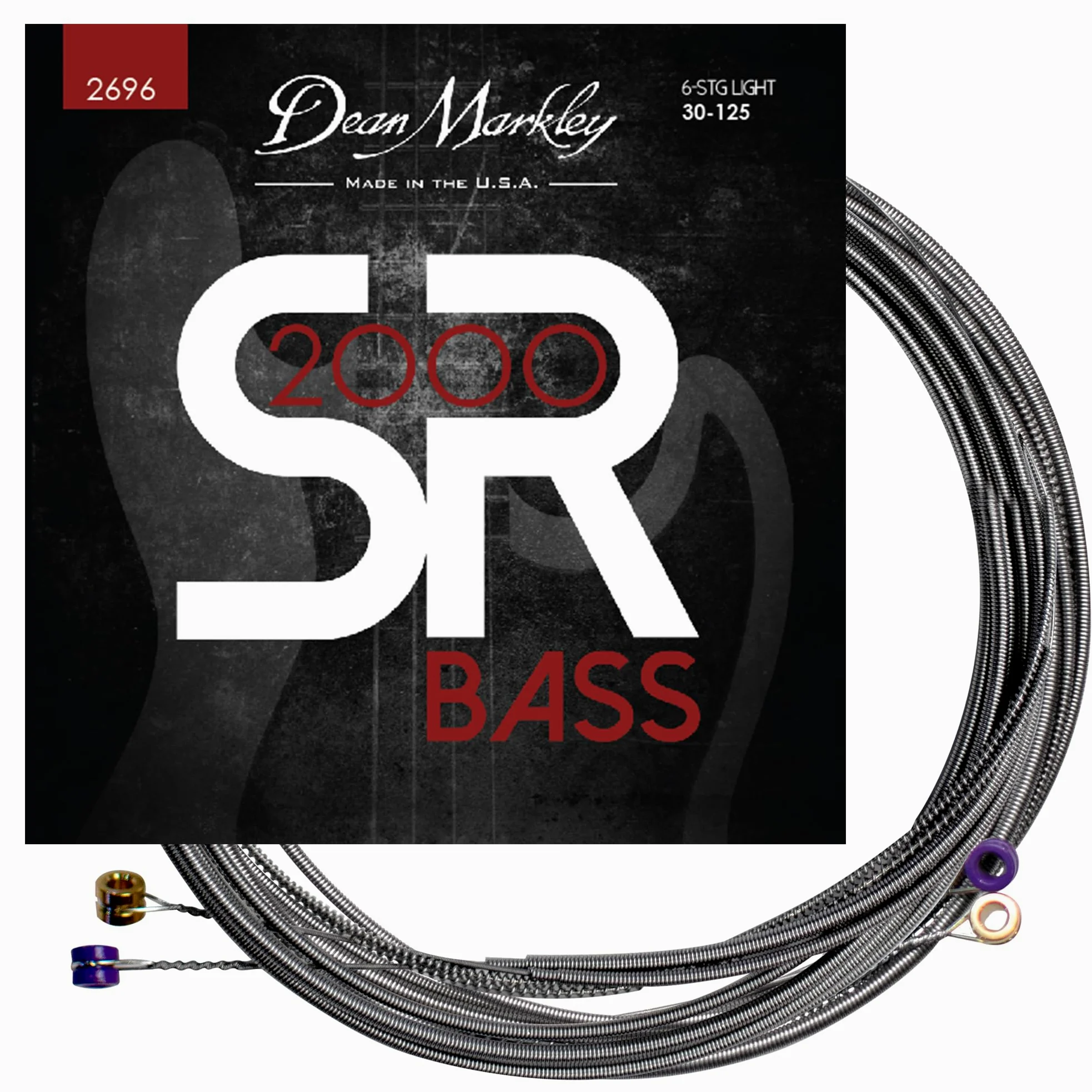 Dean Markley DM2696 Sr2000 Corde per basso, misura 30-125