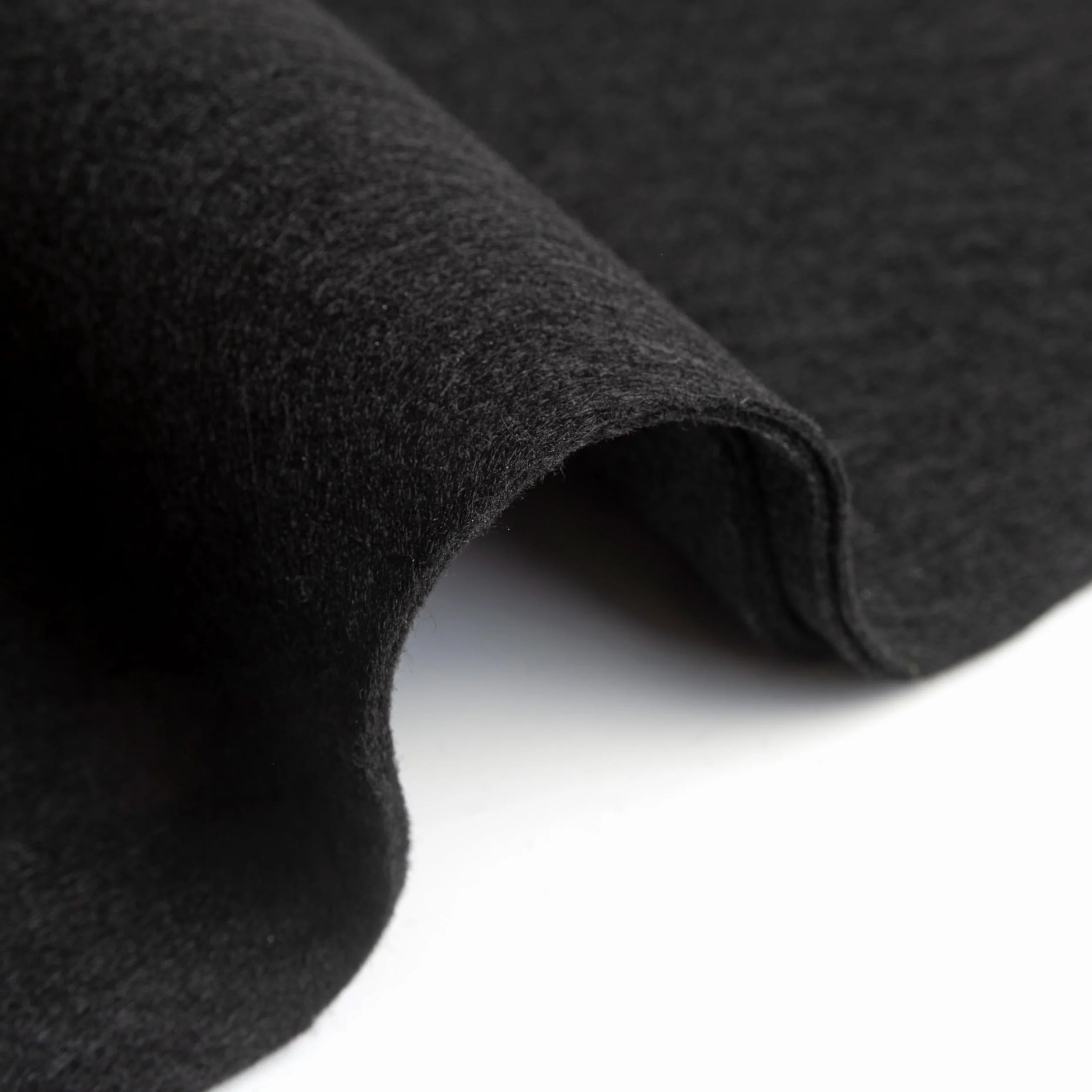 IPEA Tessuto Feltro Pannolenci Nero - Grande Ritaglio 190 x 100 cm - Made in Italy - Feltro Morbido Tinta Unita per Abbigliamento, Accessori, Decorazioni, Creazioni, Patchwork - Stoffa per Cucito