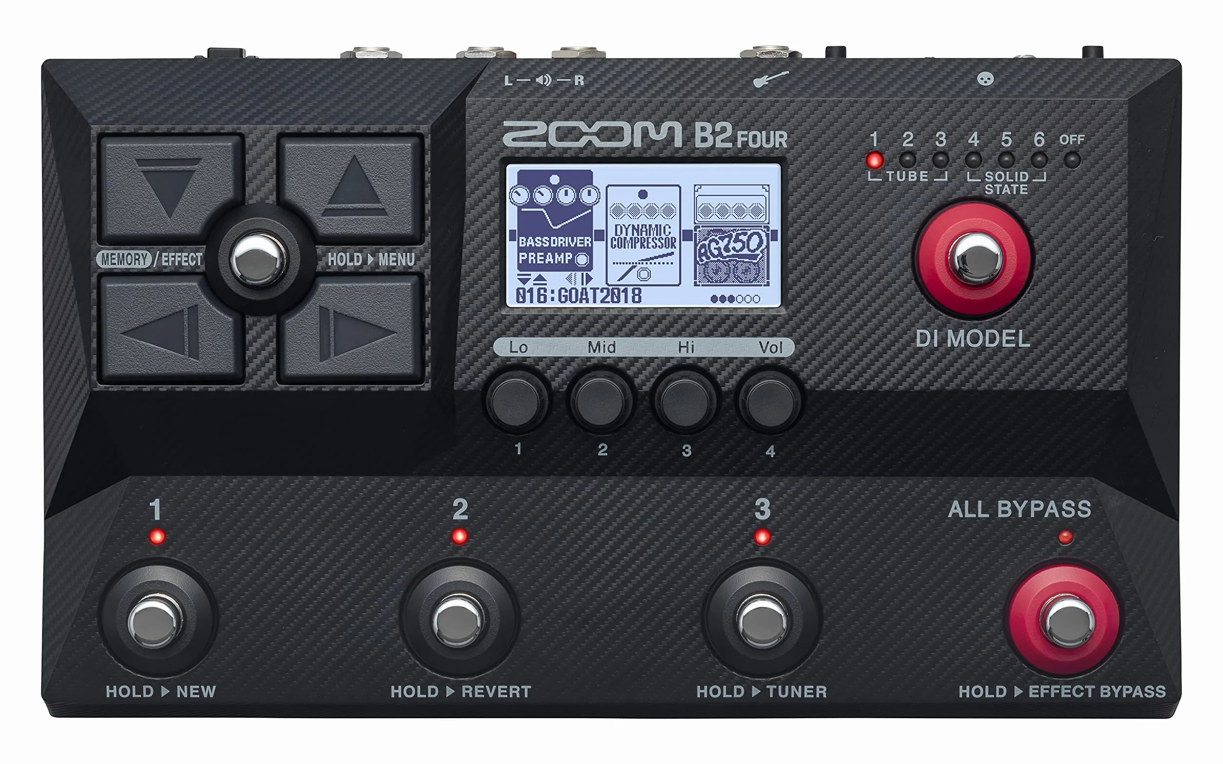 Zoom - B2 FOUR - Pedaliera multieffetto per basso