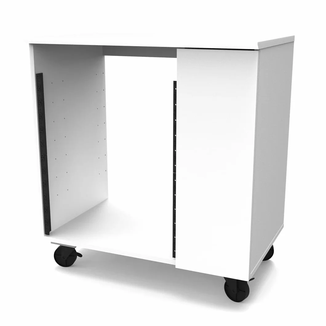 Glorious Modular Side Rack White - Estensione rack da studio per le serie Sound Desk e Workbench