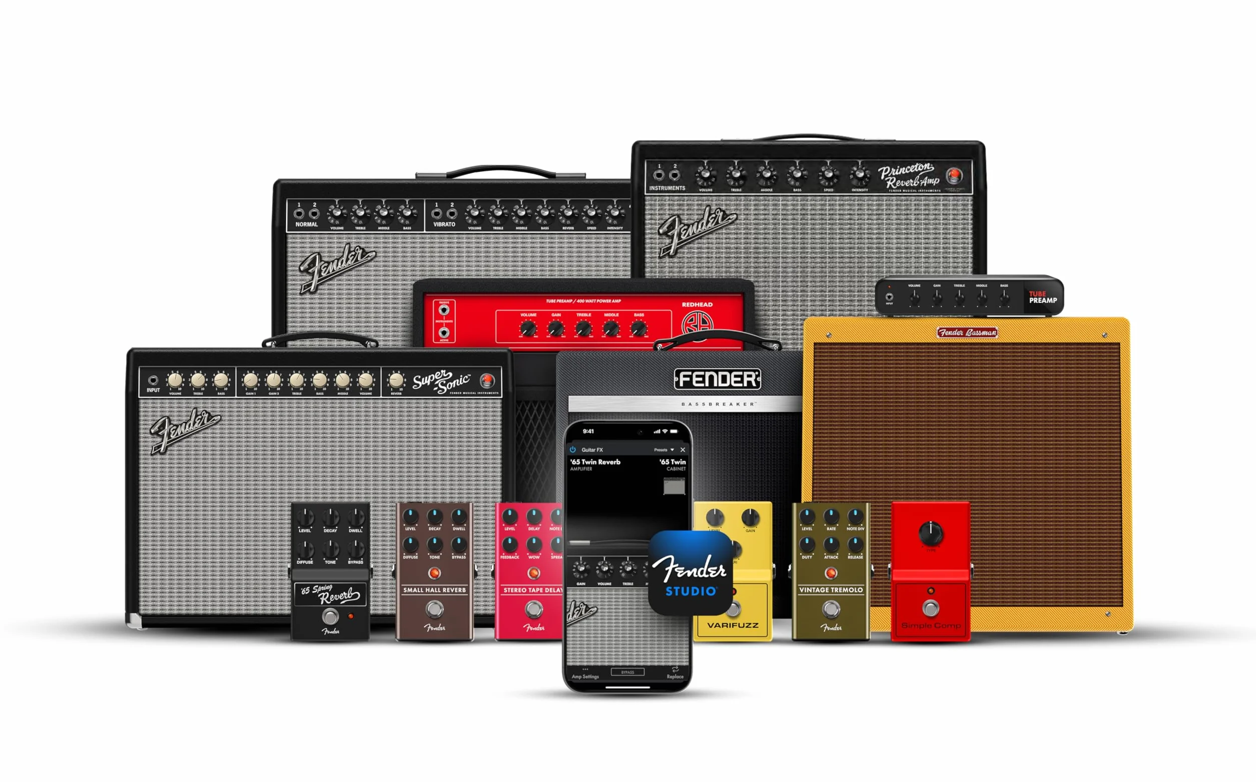 Fender Quantum LT 2 | Interfaccia audio USB-C per produzione musicale, preamplificatore microfonico MAX-HD, ingresso strumento, driver a bassa latenza, loopback, Mac & PC