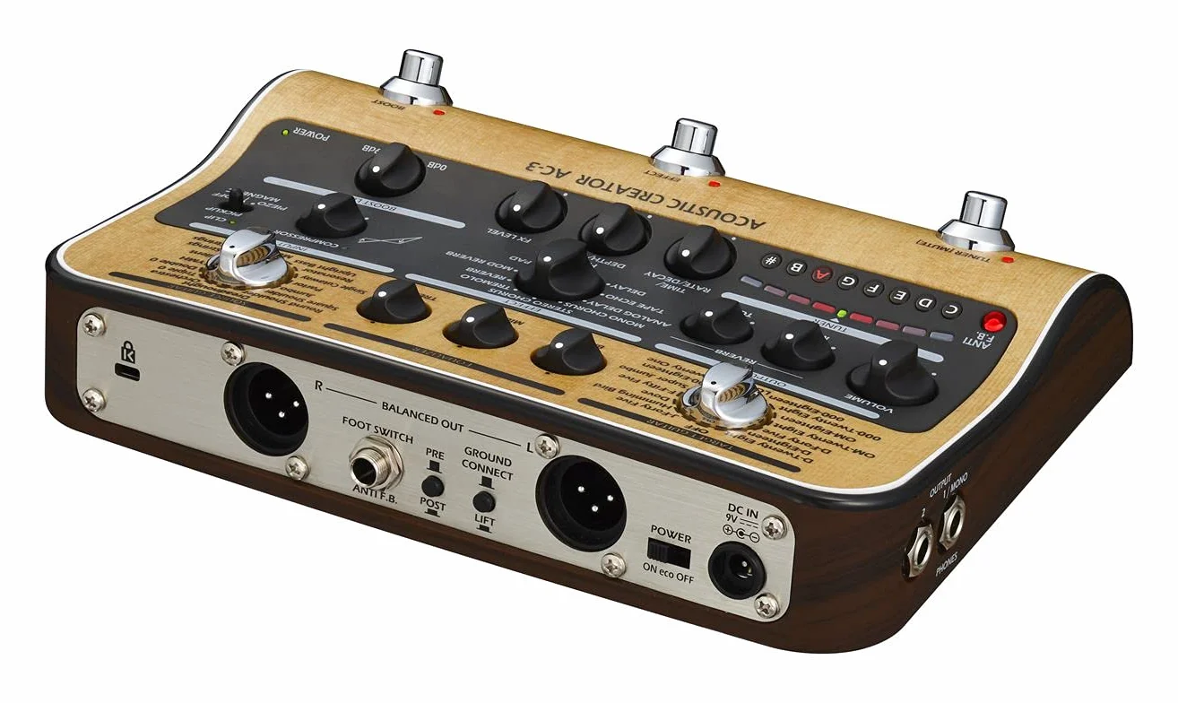 Zoom - AC-3 - Preamp a pedale per chitarra acustica