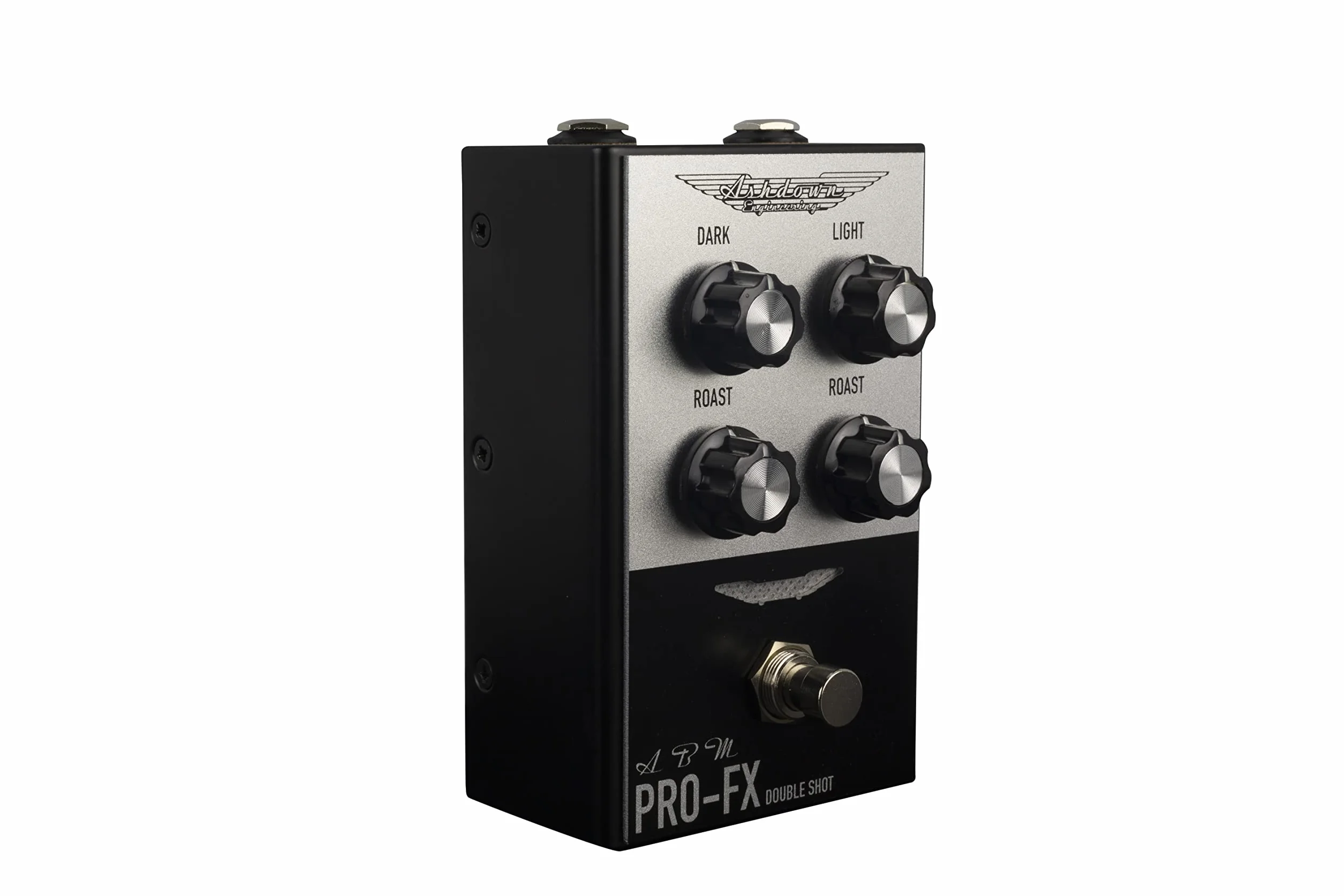 ASHDOWN - ABM PRO-FX DOUBLE SHOT, Pedale Overdrive per Basso Elettrico, Controlli "Dark" E "Roast"
