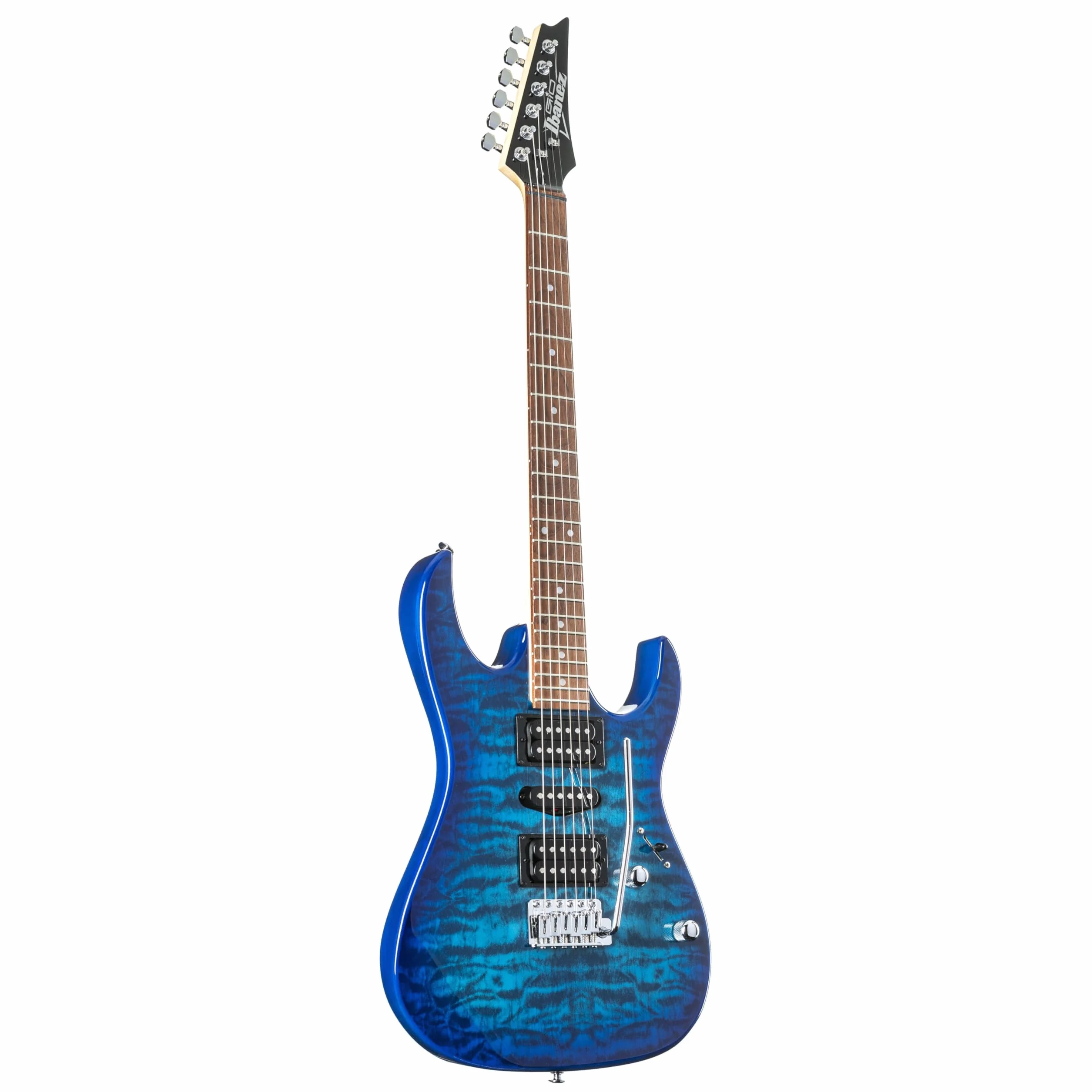 Ibanez Gio GRX70QA-TBB Transparent Blue Burst - Chitarra elettrica