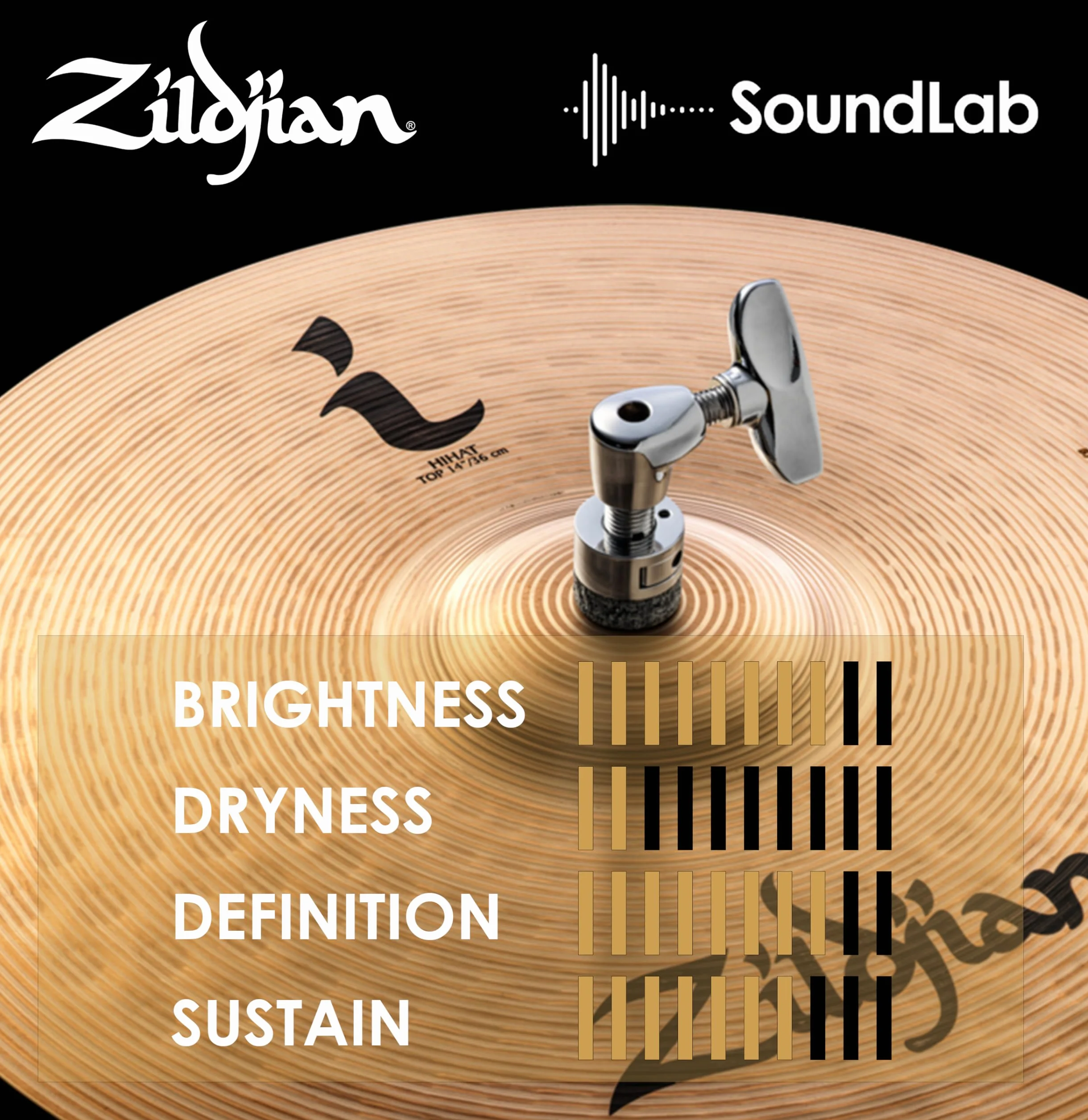 Zildjian I Family Series - Hi-Hat Pair - 14",Nuovo Modello