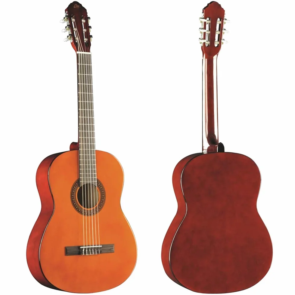 Eko CS 10 Pack Chitarra Classica 4/4 con Borsa ffalstaff ®, Poggiapiede, Supporto, Libro e 5 Plettri in Omaggio