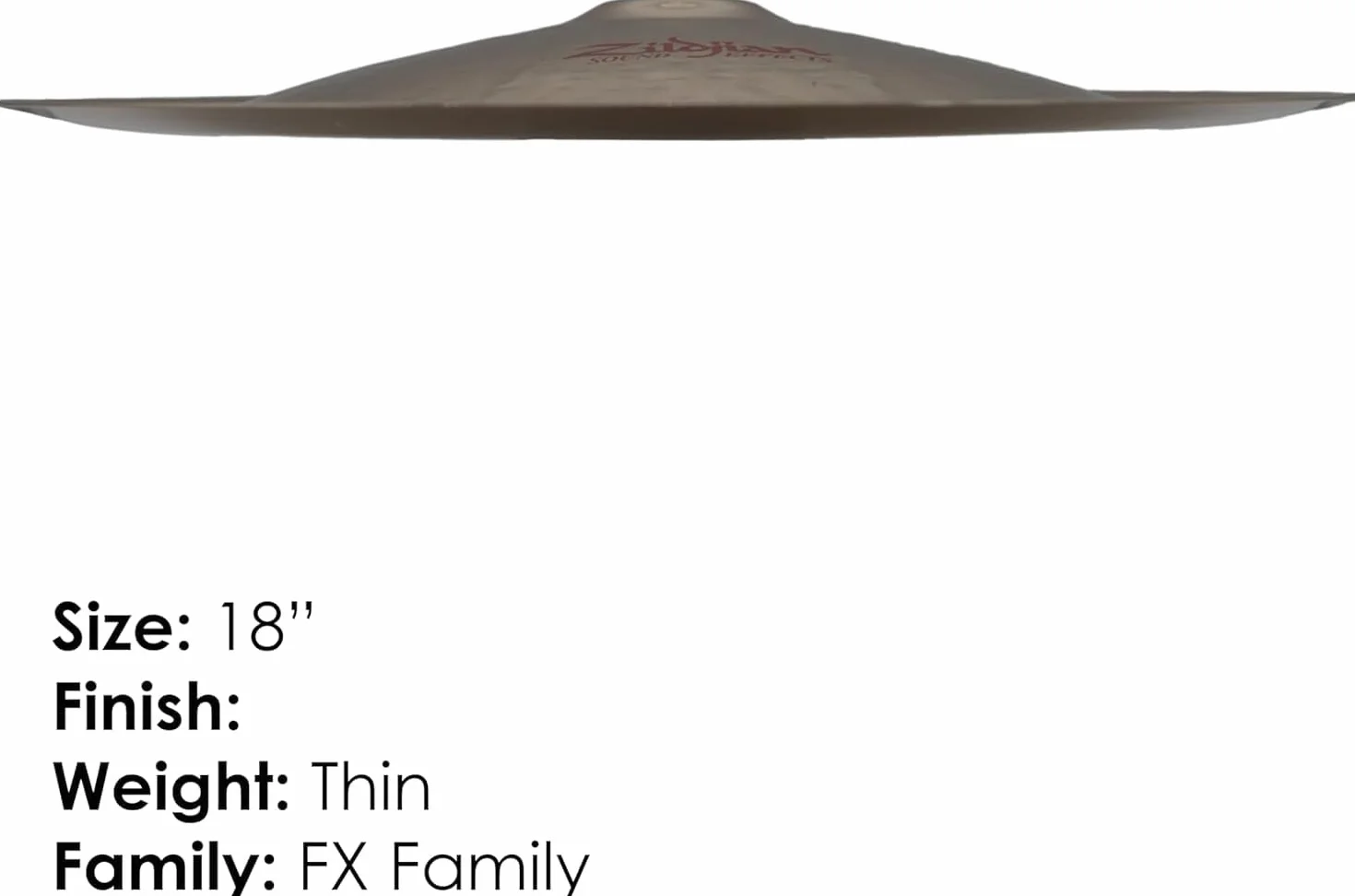 Zildjian A0618 Oriental China Trash 18"