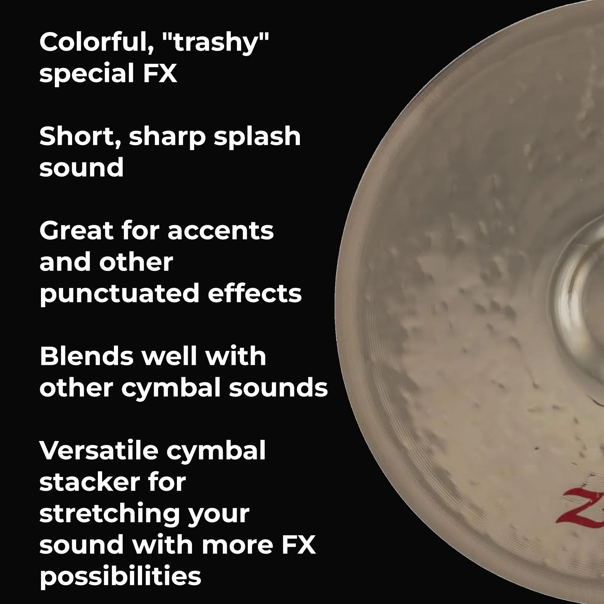 Zildjian A0611 Oriental Trash Splash 11"