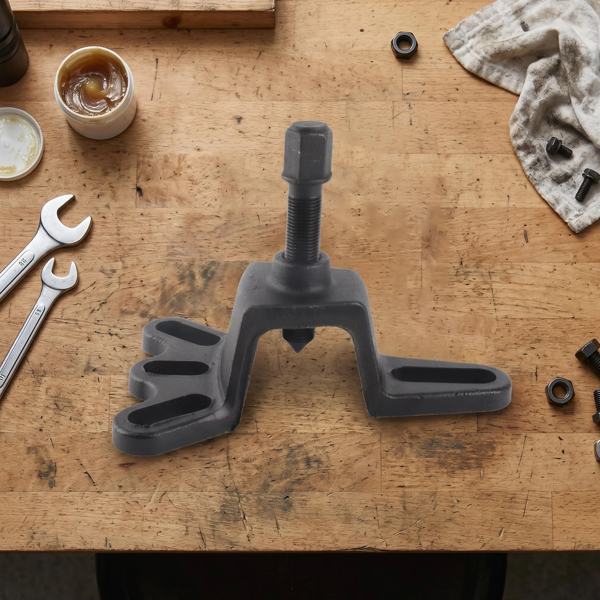 Kit Estrattore per Semialbero in Acciaio al Carbonio Rimozione Asse e Tamburo Freno per Spargitrice Macchine Agricole e Manutenzione Mezzi Pesanti