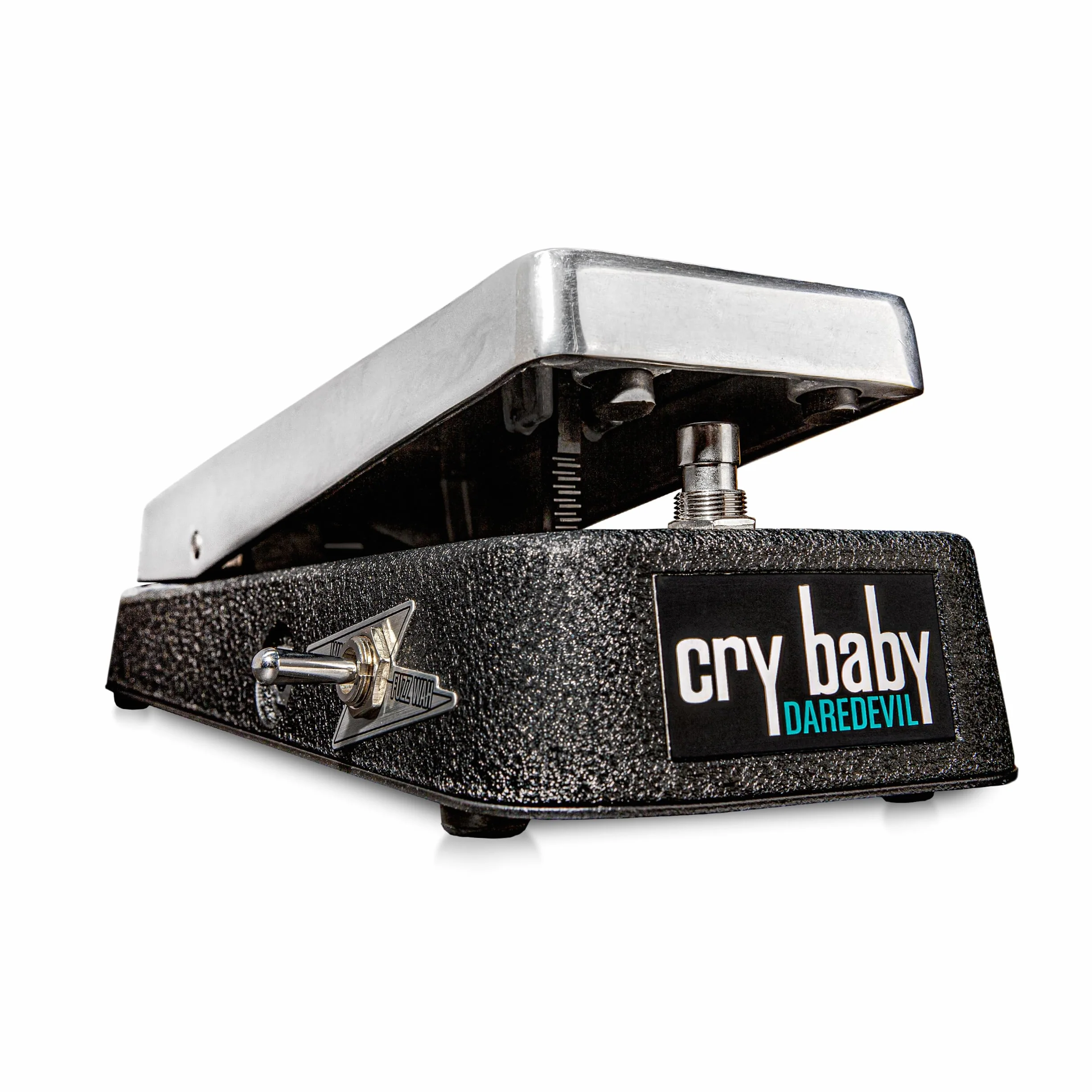 DUNLOP - DD95FW CRY BABY DAREDEVIL FUZZ WAH, Pedale Wah Dunlop, Range Completo di Sonorità, Robusto Switch Attiva e Disattiva il Fuzz, True Bypass,Base con Finitura Vintage,Componenti "thru-hole