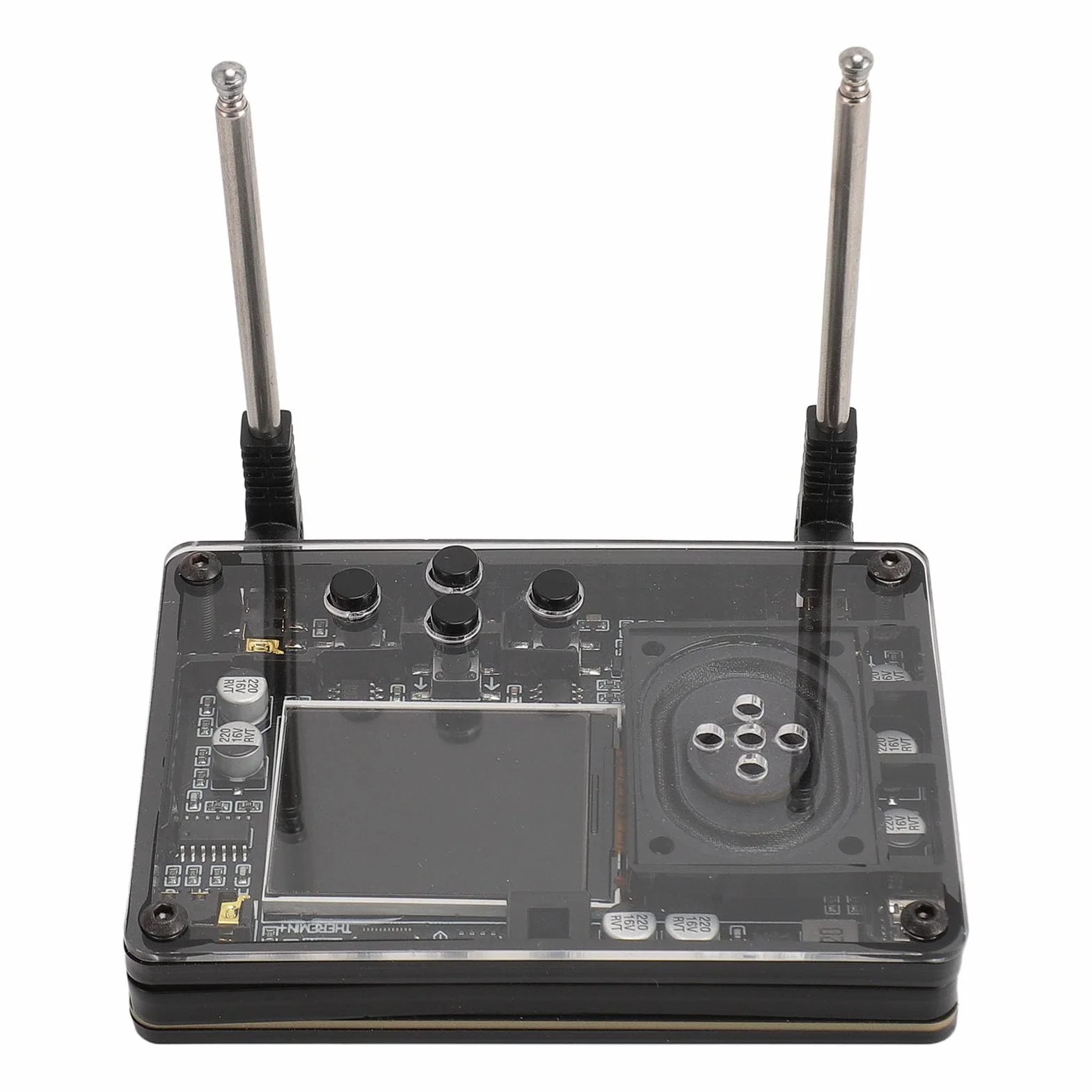 Modulo Mini Strumento Musicale Theremin, Strumento Creativo Elettronico Vintage Ingegnoso, Porta di Tipo C, Toni Regolabili con Schermo a Colori OLED