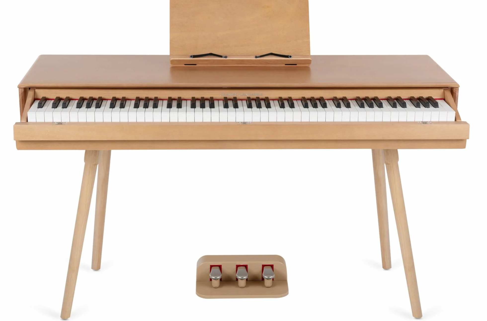 Classic Cantabile DP-730 OK - Pianoforte Digitale 88 Tasti pesati Tastiera Ponderati Azione del Martello - Tavolo con pianoforte elettrice incorporato - Con leggio e pedaliera - USB MIDI - Quercia