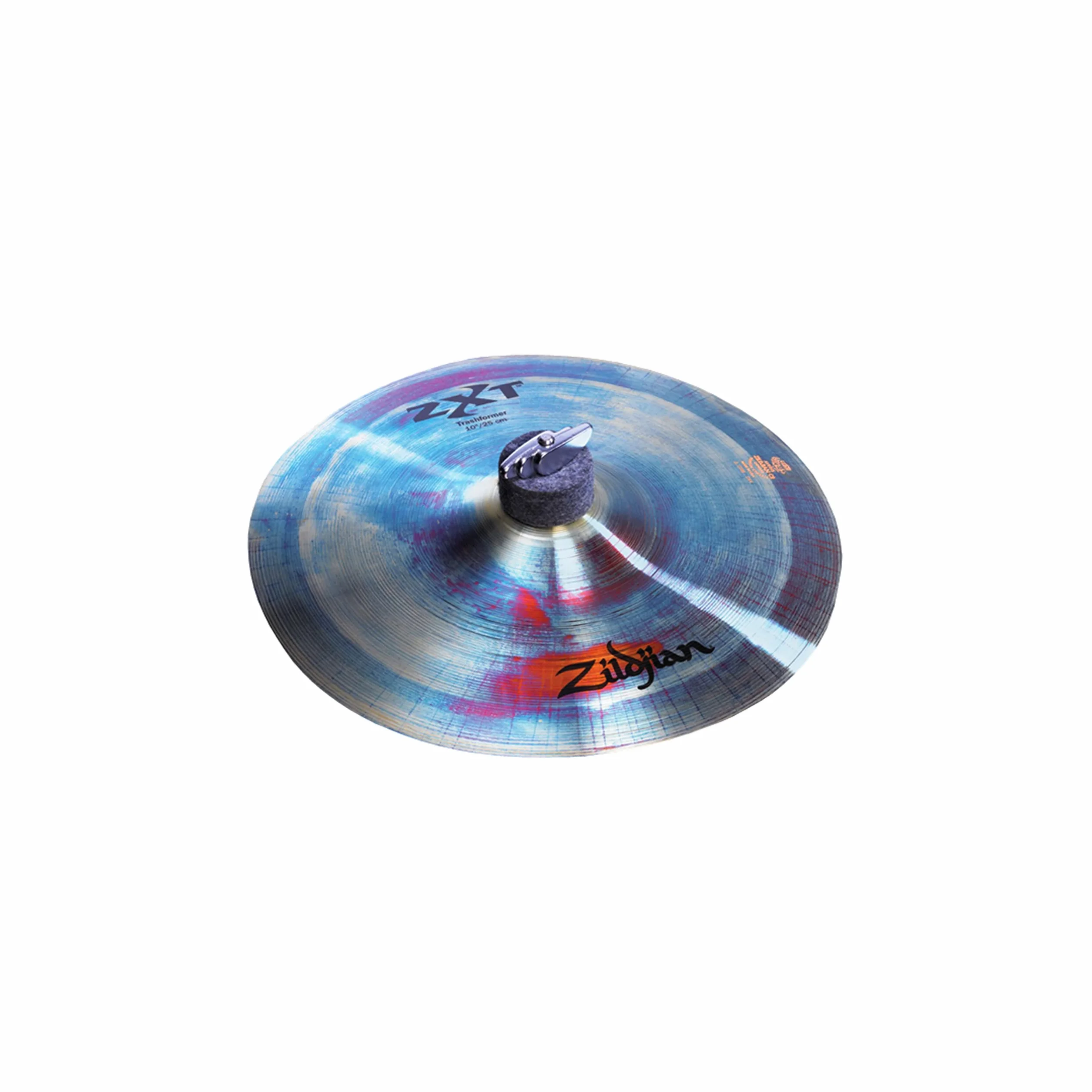 ZILDJIAN - ZXT10TRF-10" FX TRASHFORMER, Piatto per Batteria, Crash Trash, Diametro 10", Famiglia FX, Leggero, Finitura Naturale