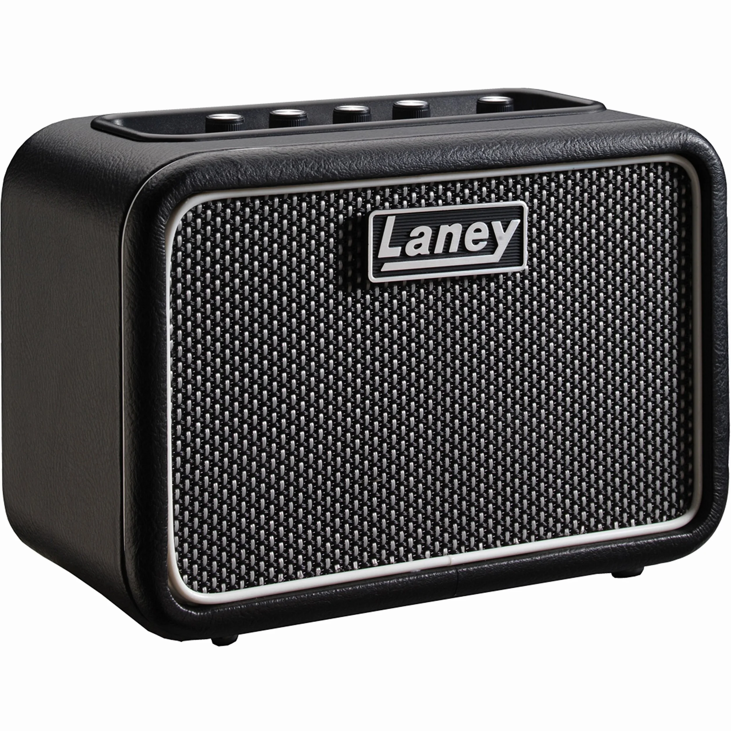 Laney Mini-ST-SUPERG-2 6W Battery Guitar Amp-Amp di pratica compatta con canali puliti/drive, ritardo, input per smartphone LSI, AUX in, abbonamento per chitarra Ultimate gratuito
