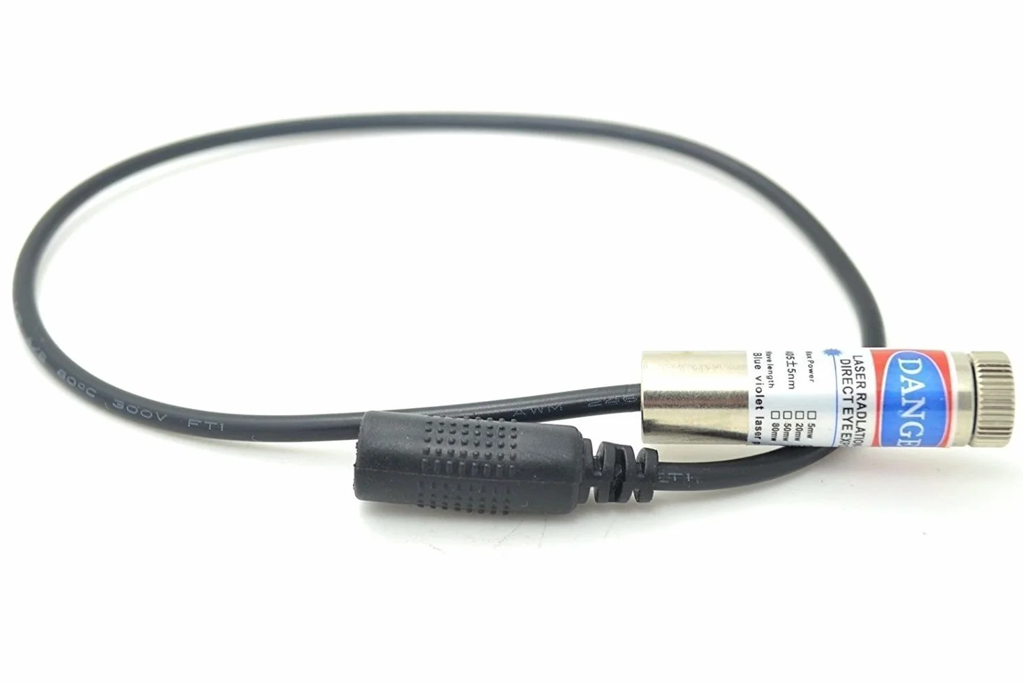 regolata 12x45mm Linea laser Modulo 200mW 650nm Laser a diodo rosso / AC + Supporto + adattatore