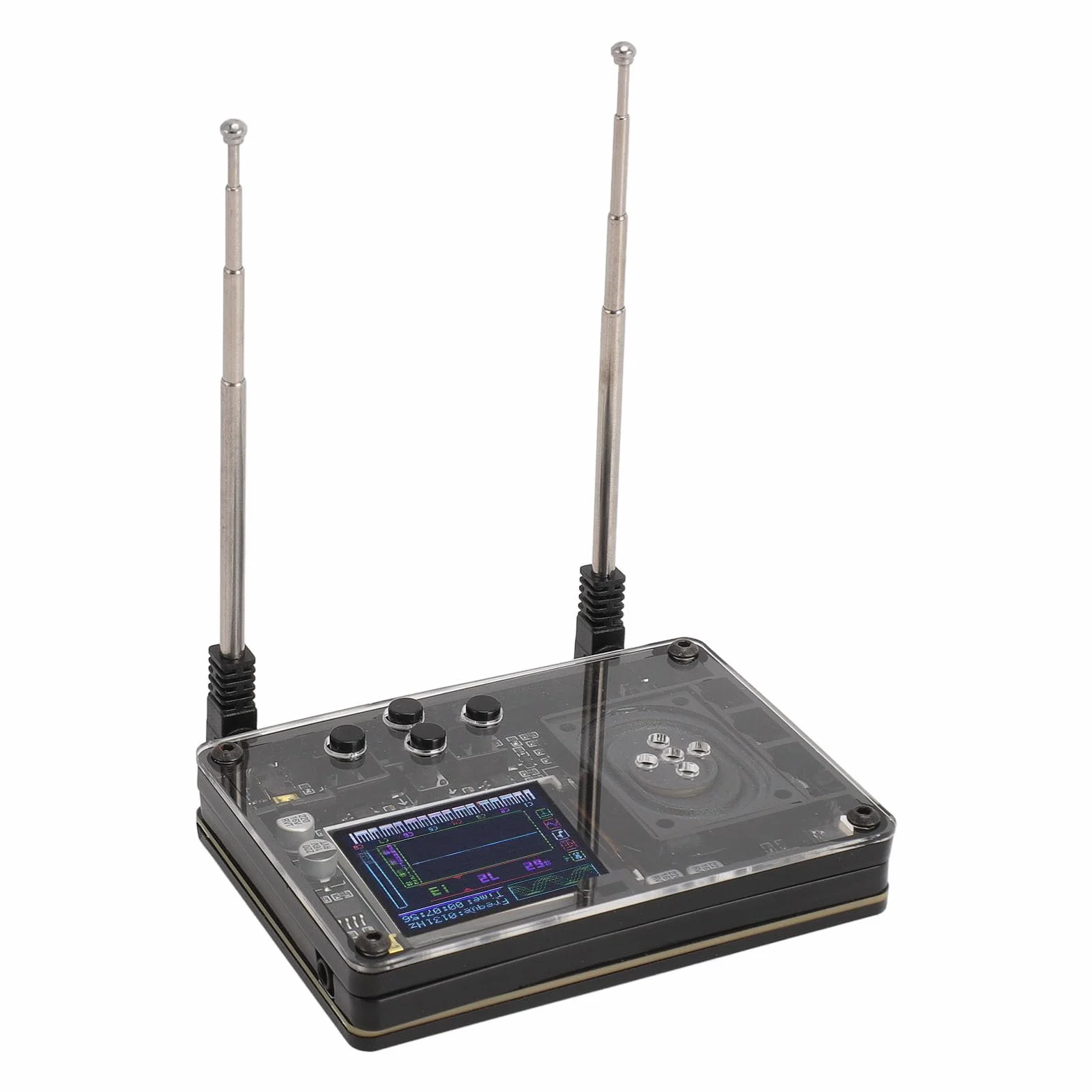 Mini Theremin, Interfaccia di Tipo C Audio Theremin Modulo Musicale Vintage Ingegnoso Strumento Elettronico con Display a Colori, Voci Regolabili, Funzione di Calibrazione