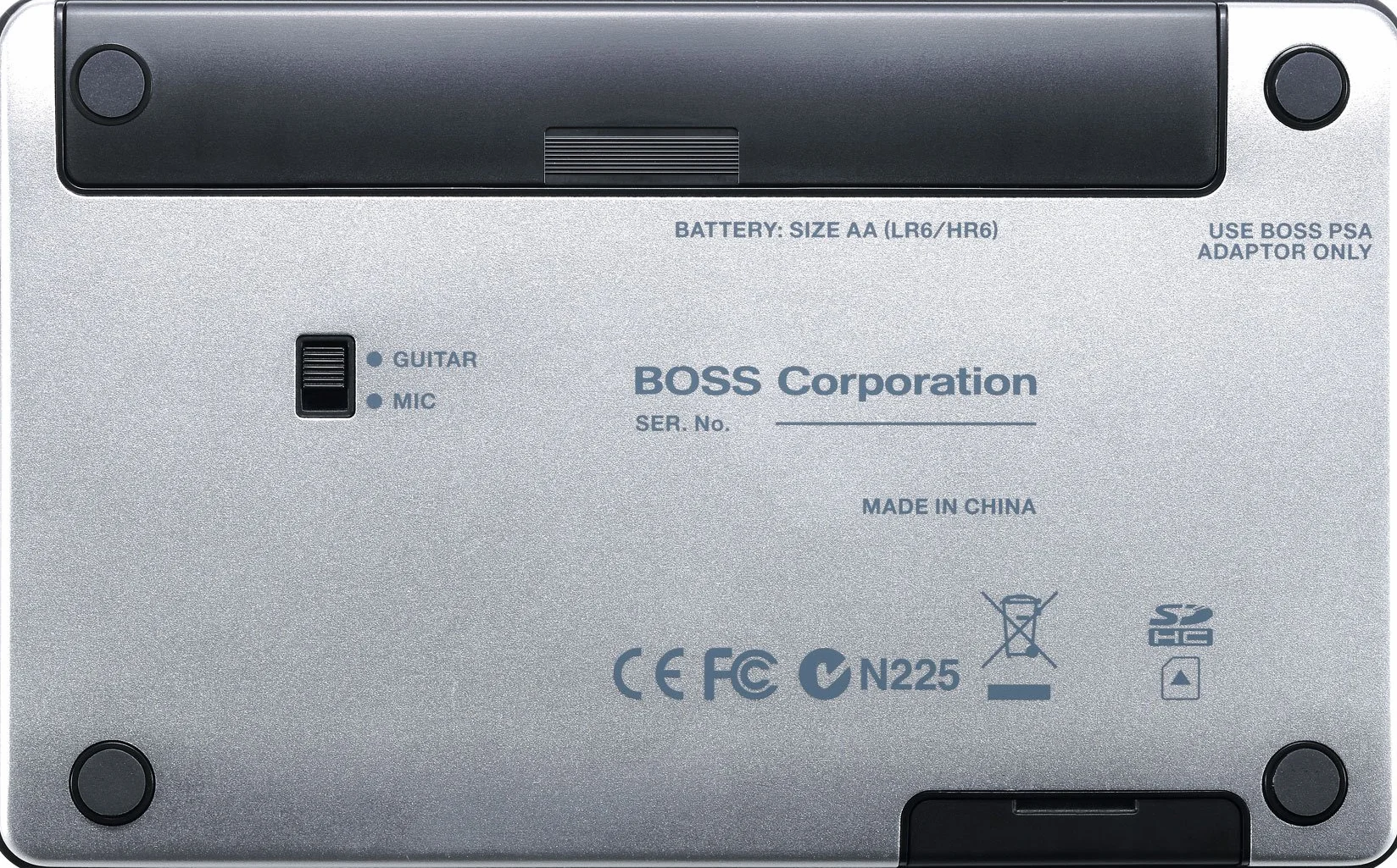 Boss Br-80 Portable Digital Recorder, Argento