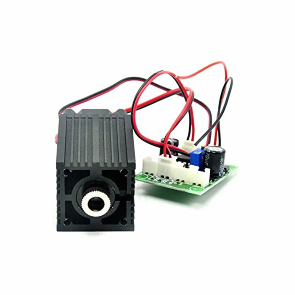Alta Potenza 532nm 80mw-100mw Modulo Laser Punto Verde 12V DC con TTL