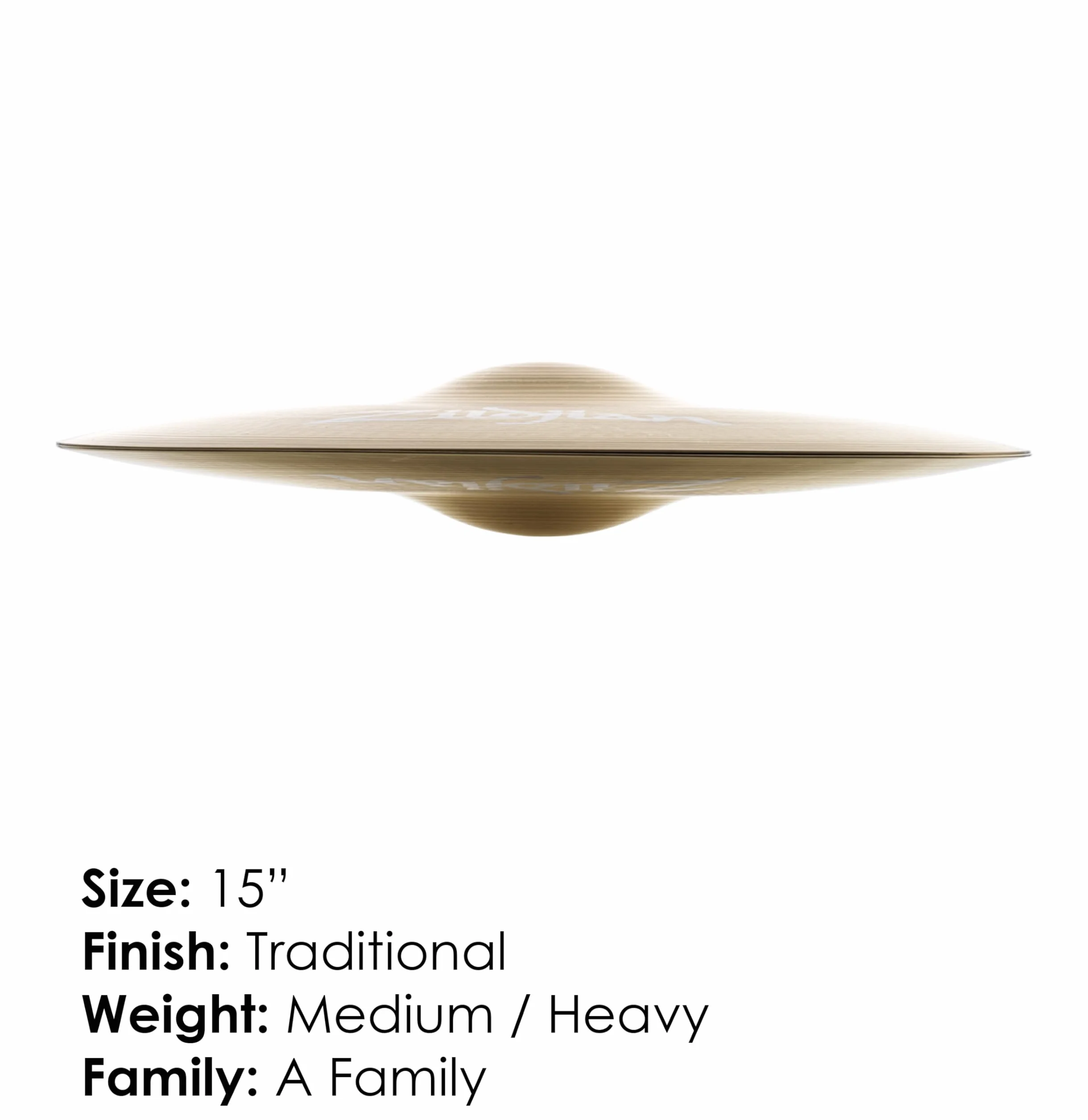 Zildjian A' Zildjian NewBeat HiHat 15", Traditional Finish - HiHat