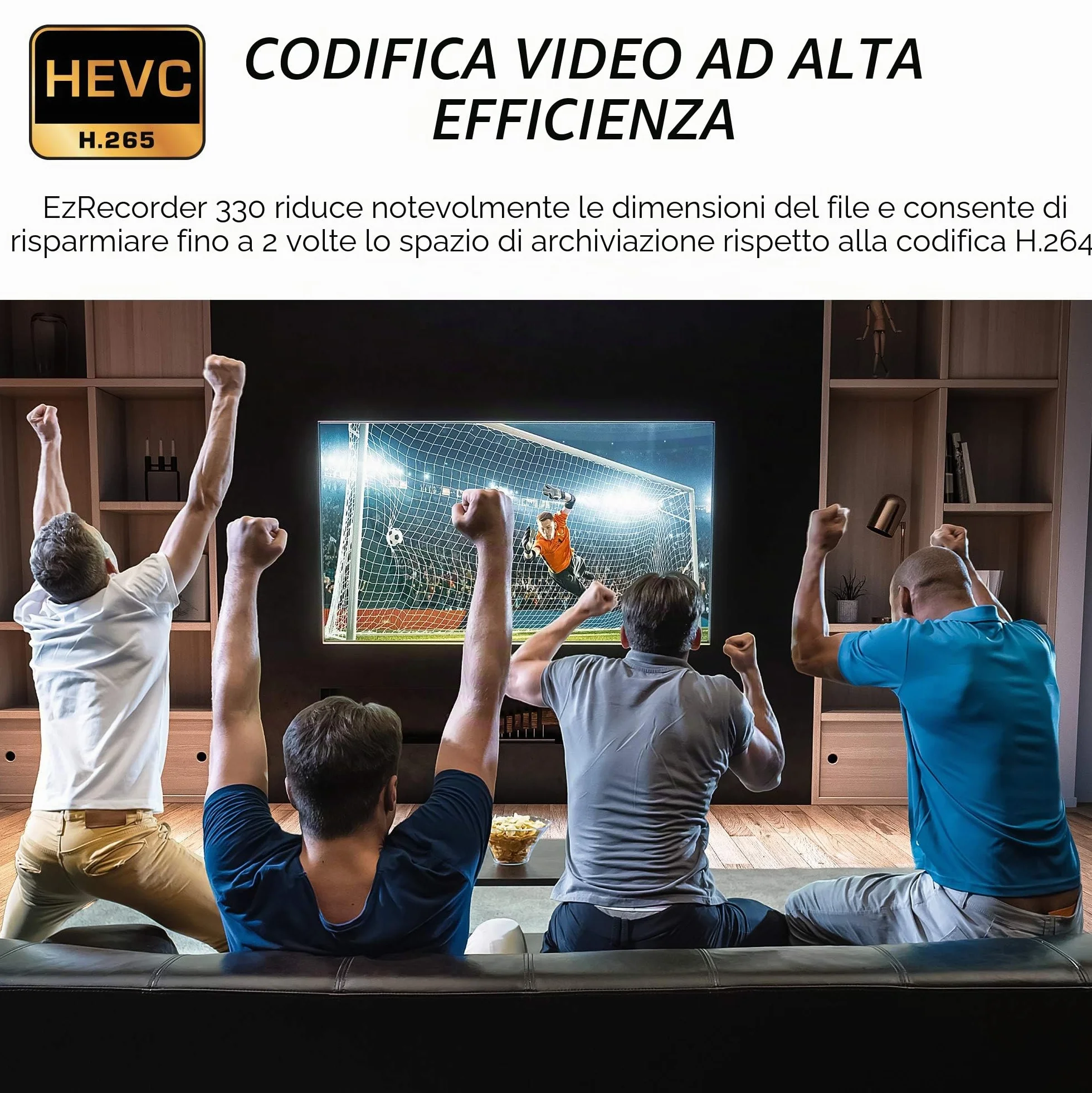 AVerMedia EZRecorder 330 - Registrazione 4K Pass-Through e 1080p60, DVR HDMI, convertitore Digitale, Registrazione Programmata, Senza PC (ER330)