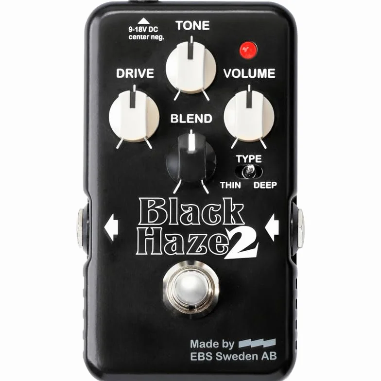 EBS Black Haze 2 Distortion/Overdrive Effects Pedal