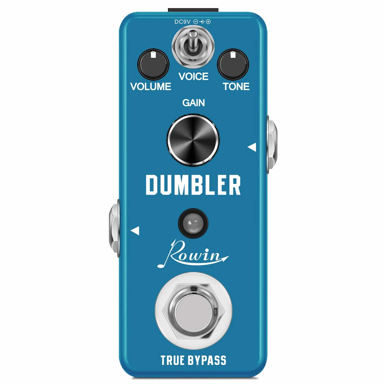 Rowin Dumbler LEF-315 - Pedale Overdrive per chitarra, analogico puro, True Bypass