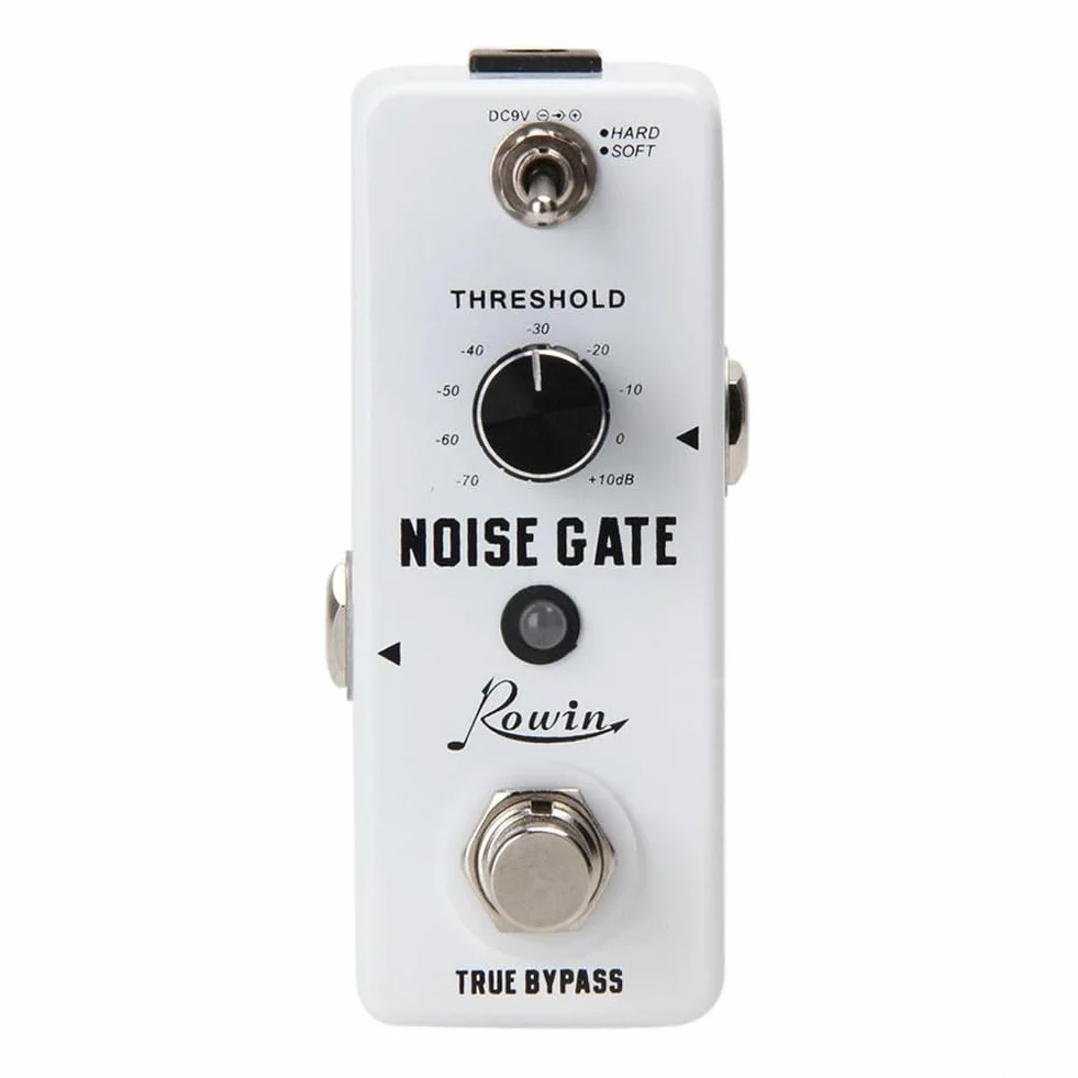 Noise Gate LEF-319, pedale per chitarra antirumore effetto soppressore del rumore, 2 modalità, per chitarra elettrica e basso, True Bypass