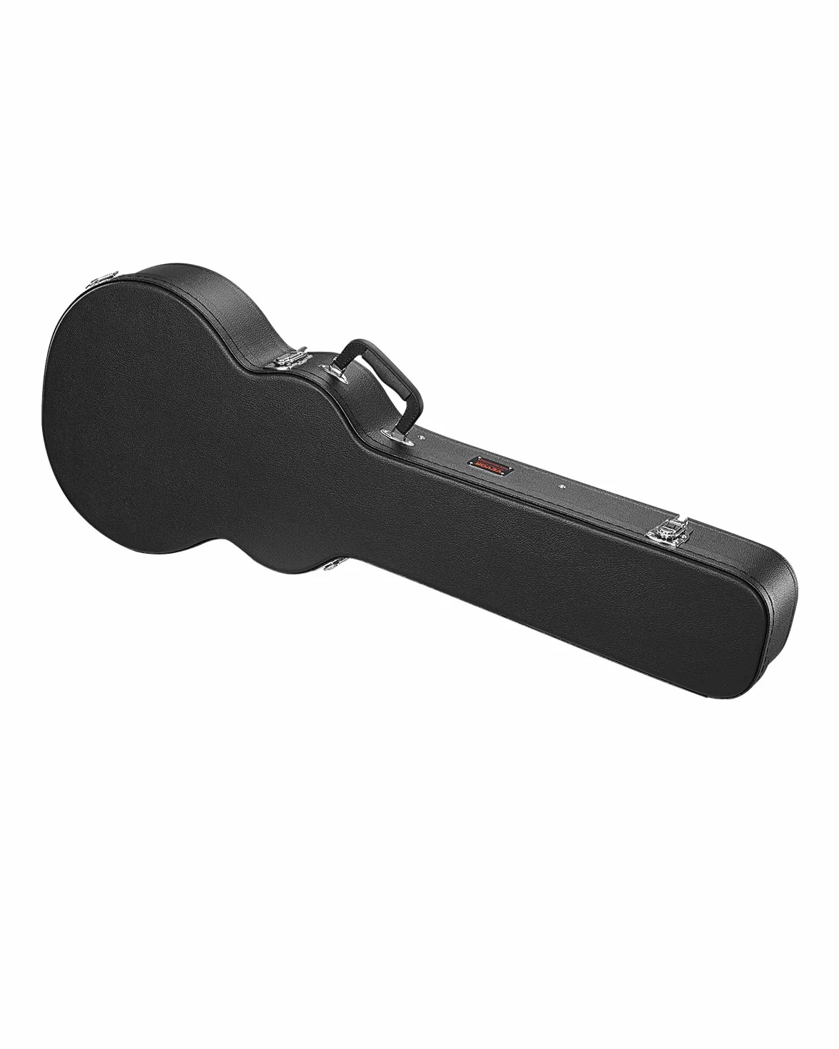 VEVOR Custodia Rigida per Chitarra Elettrica, Custodia Rigida Forma di Zucca 1100 mm, con Chiavi di Chiusura Maniglia Fodera Morbida Custodia Resistente all'Acqua per Chitarre LES Paul 1100 mm Nero